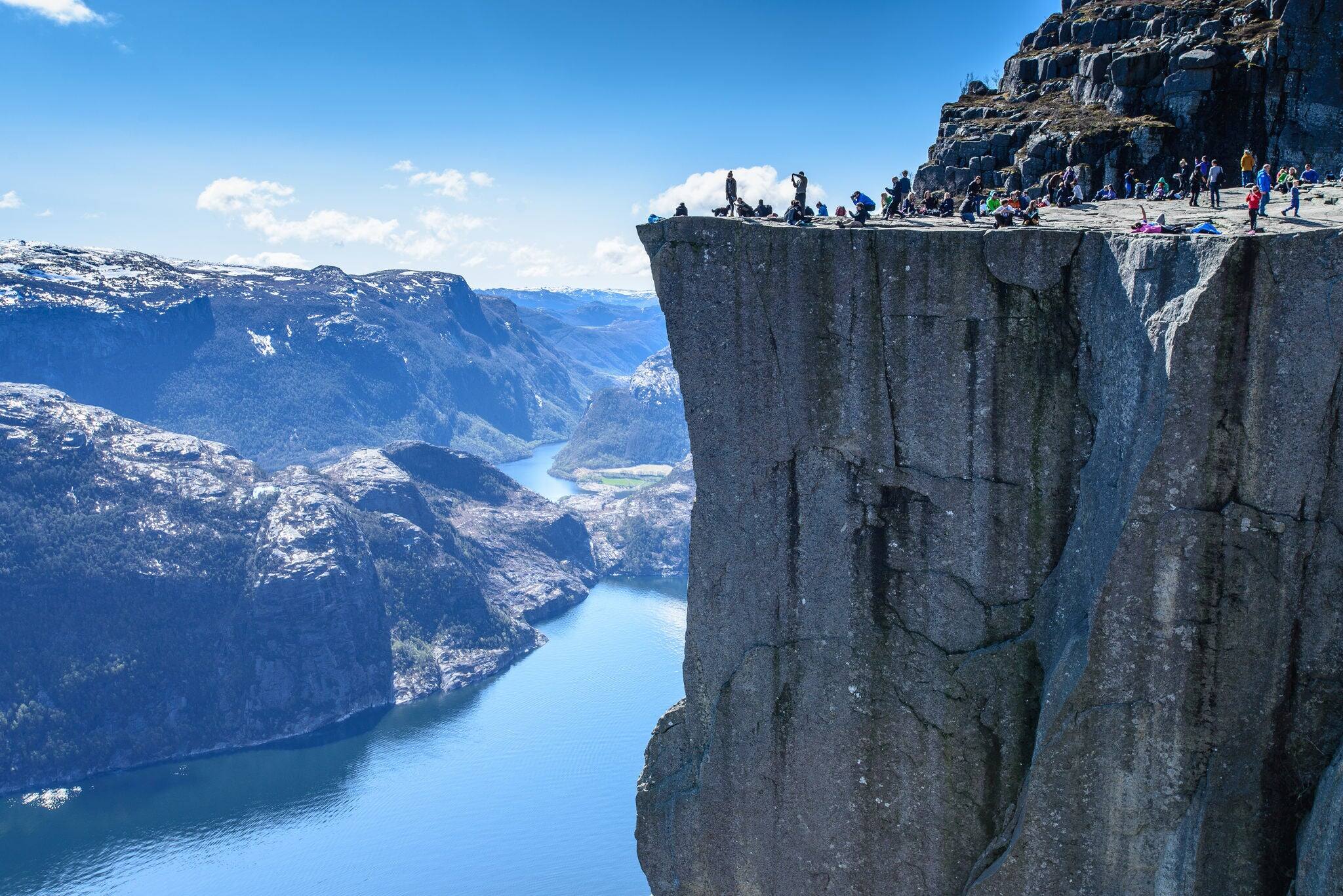 Majestic Preikestolen over Lysefjorden, Stavanger, Norway