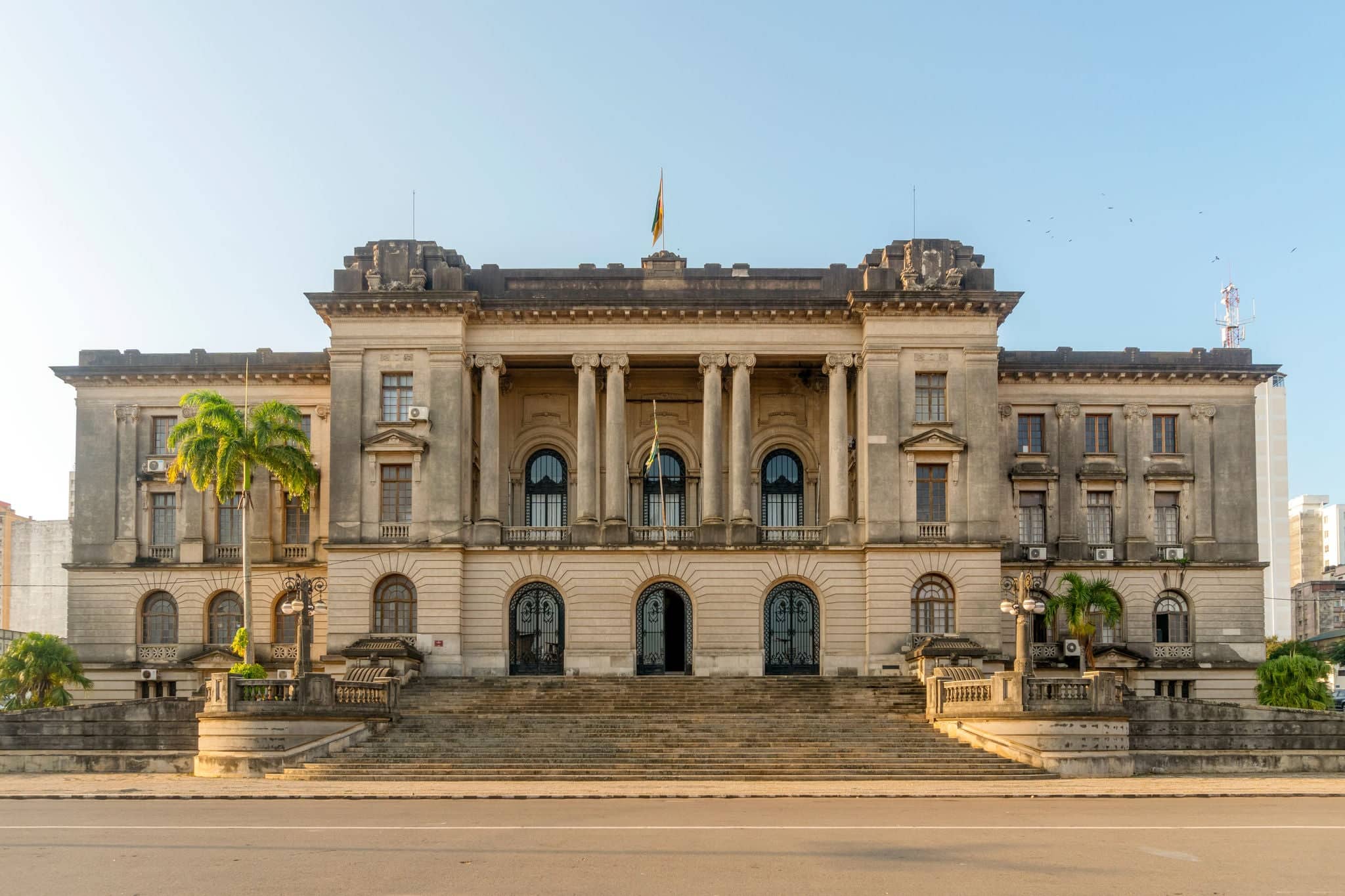 City Hall on Independence Square, Maputo, capital city of Mozambique