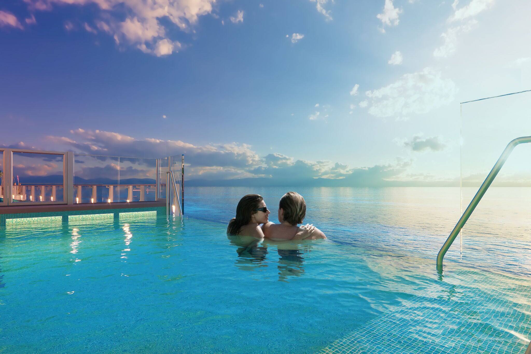 NCL Aqua Cruise Ocean Boulevard Infinity Beach