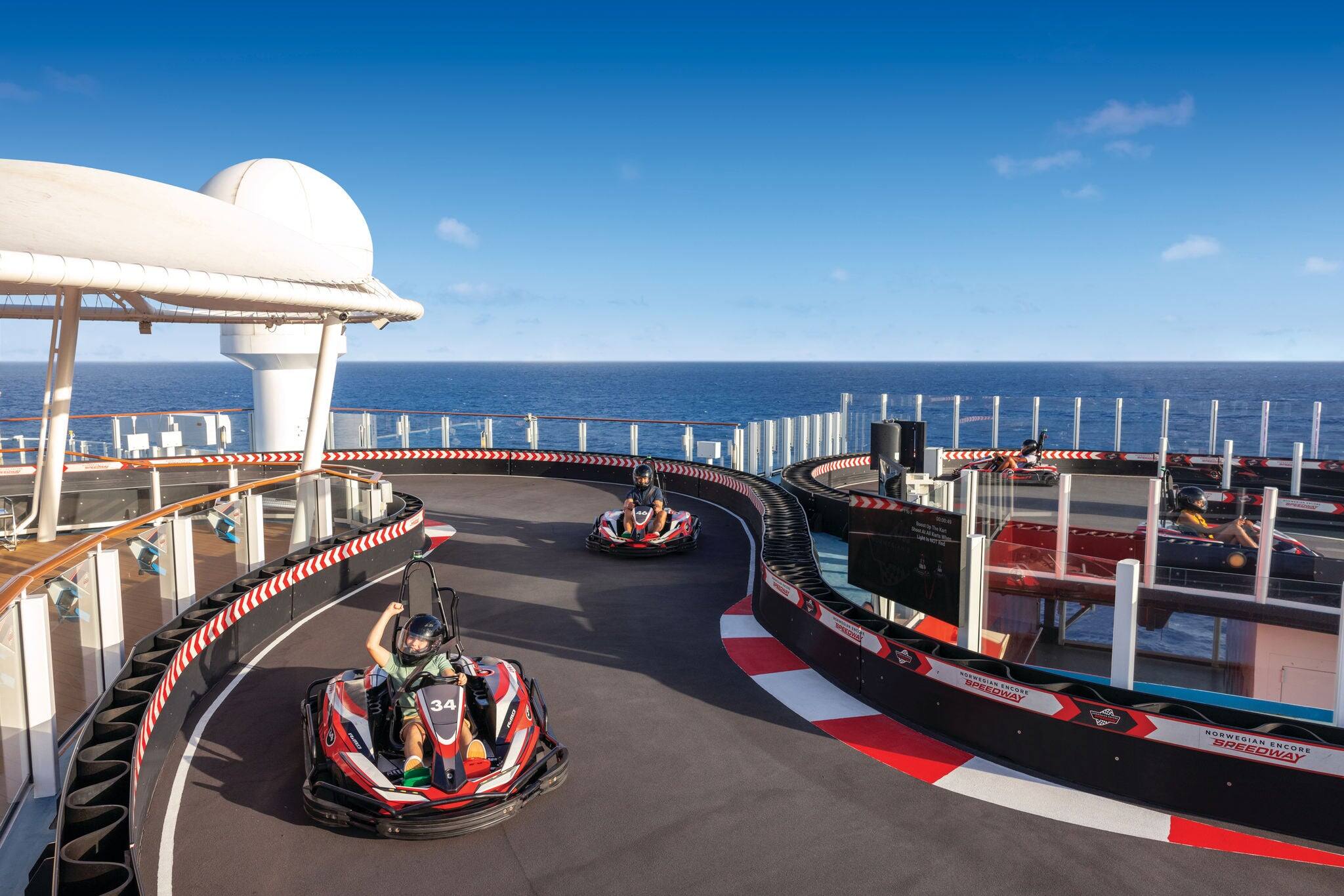 Pista de carreras Norwegian Encore 