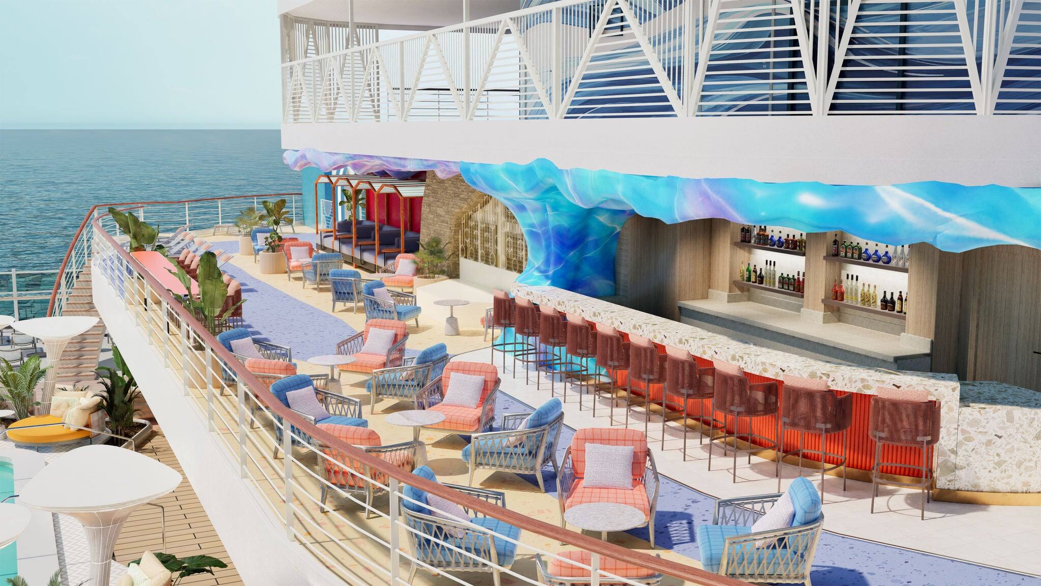 Norwegian Aura - Ocean Heights Bar