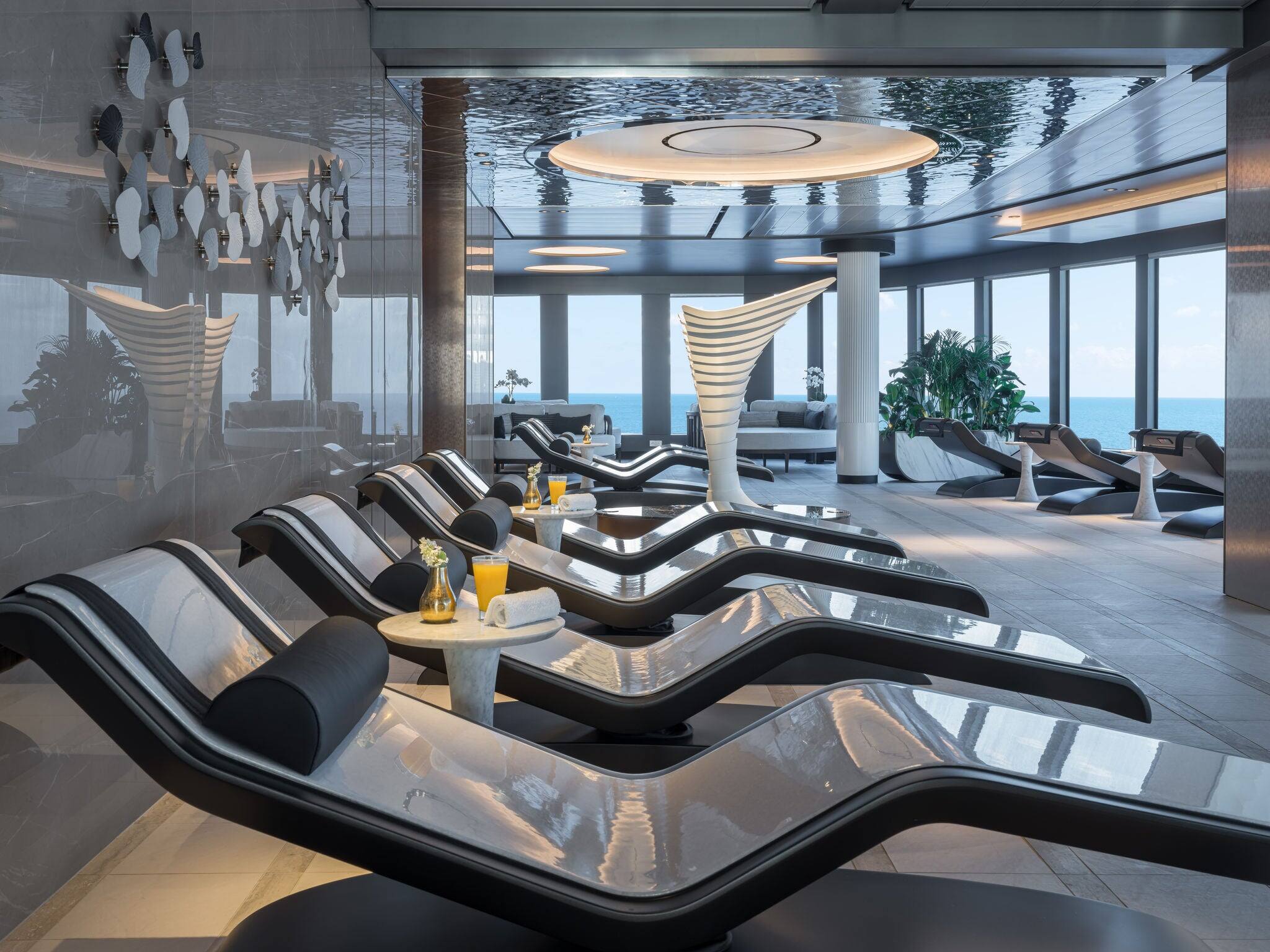 Norwegian Joy Thermal Suite Relaxation Lounge