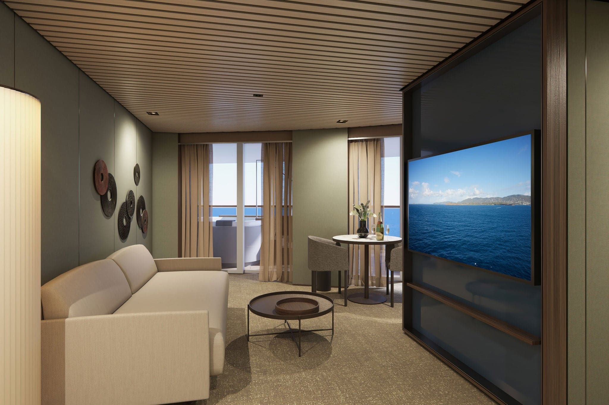 The Haven Suite del propietario orientada a popa