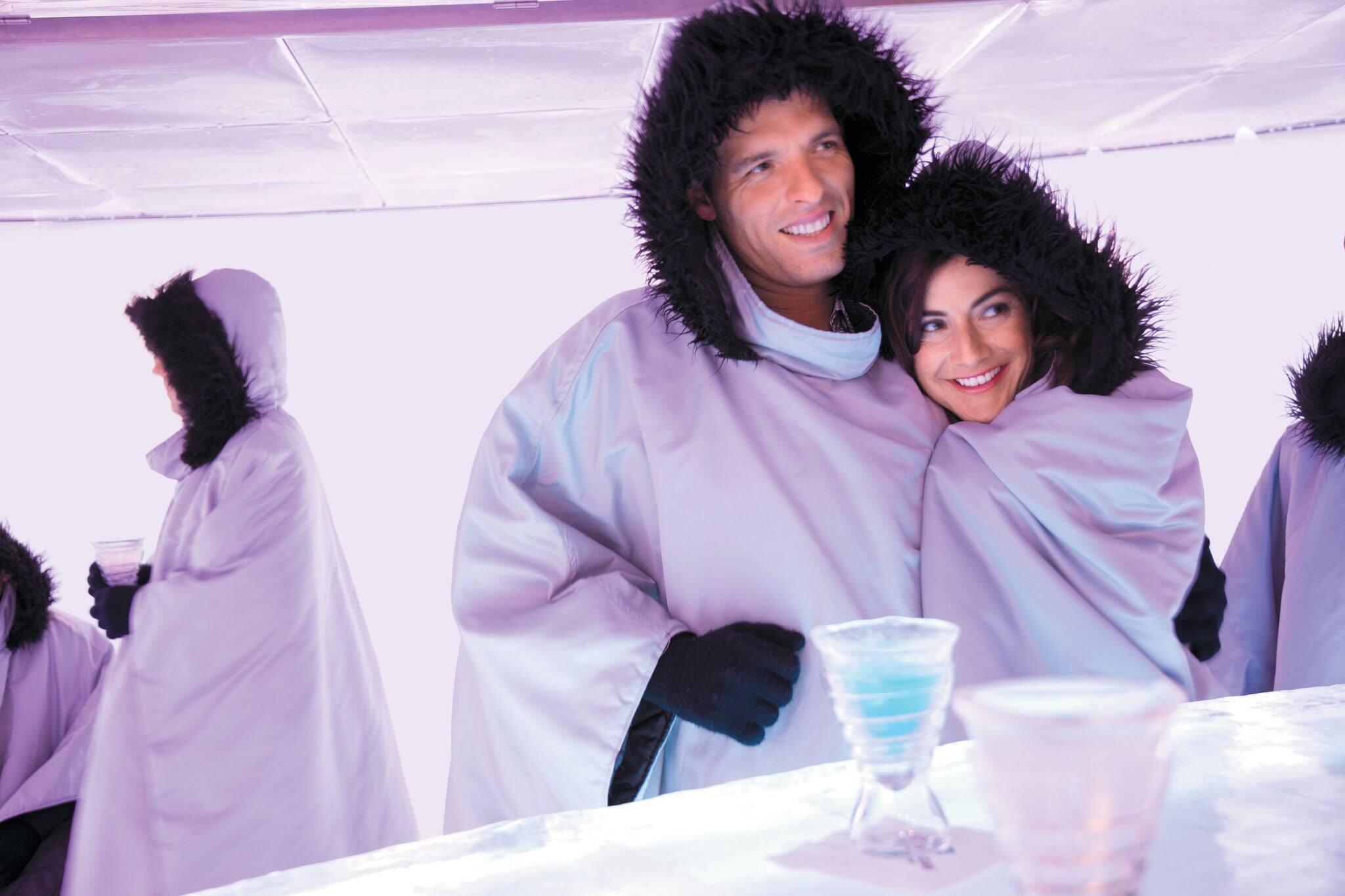 NCL Epic Bars Lounges Skyy Vodka Ice Bar