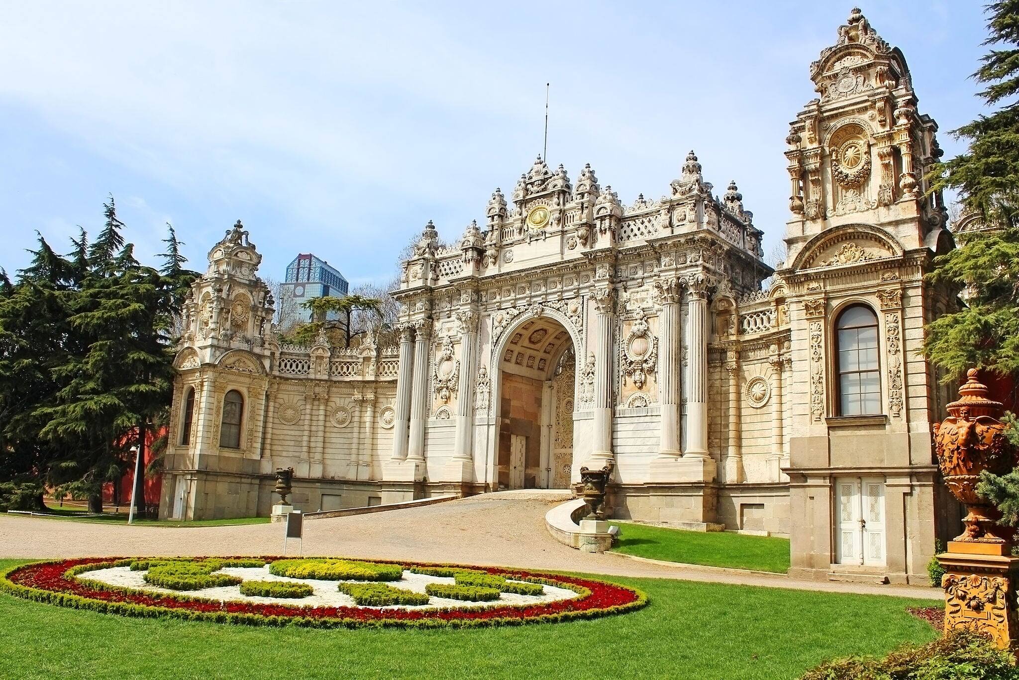 Dolmabahce Palace in Istanbul, Turkey