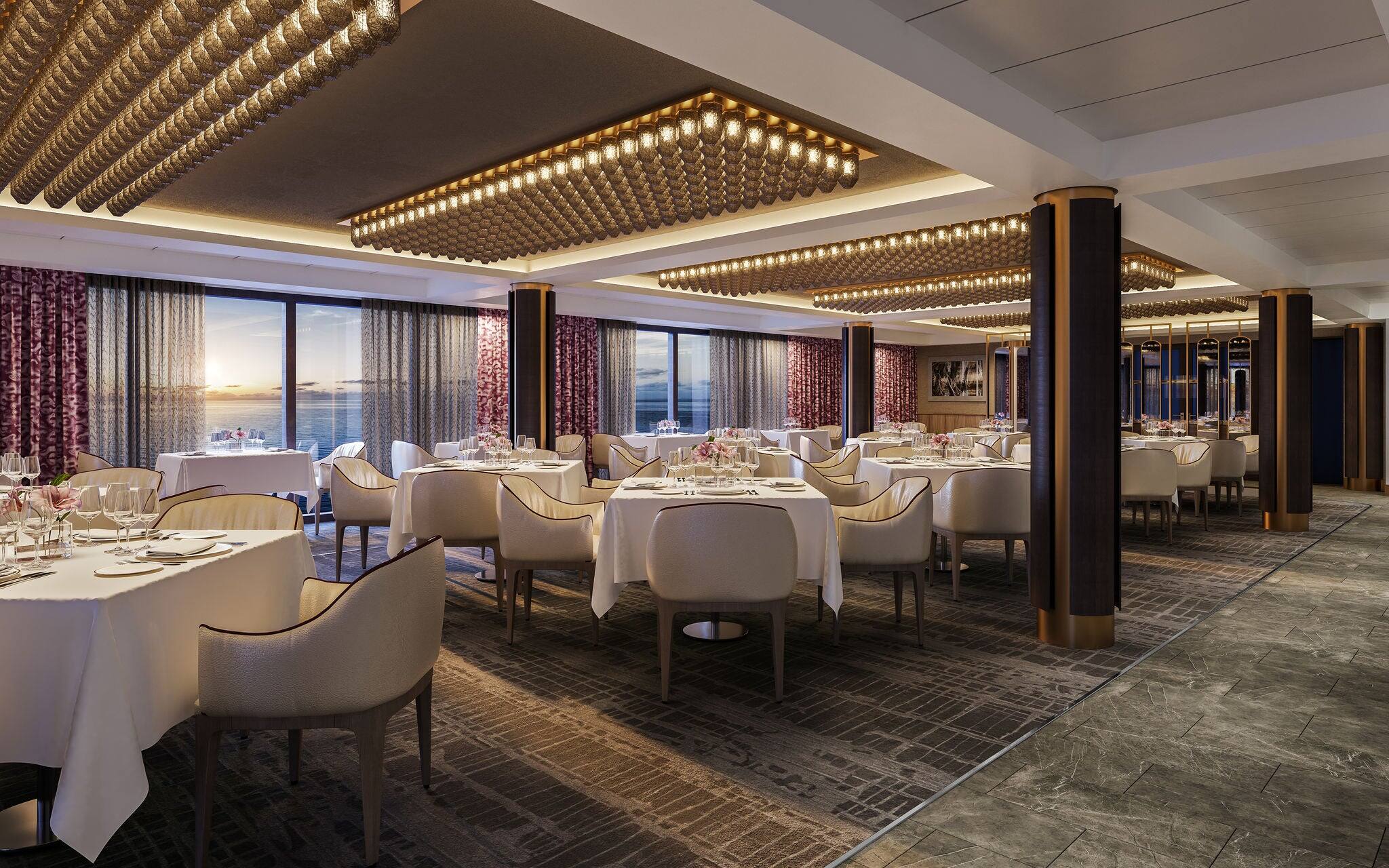 Norwegian Epic Haven Restaurant render