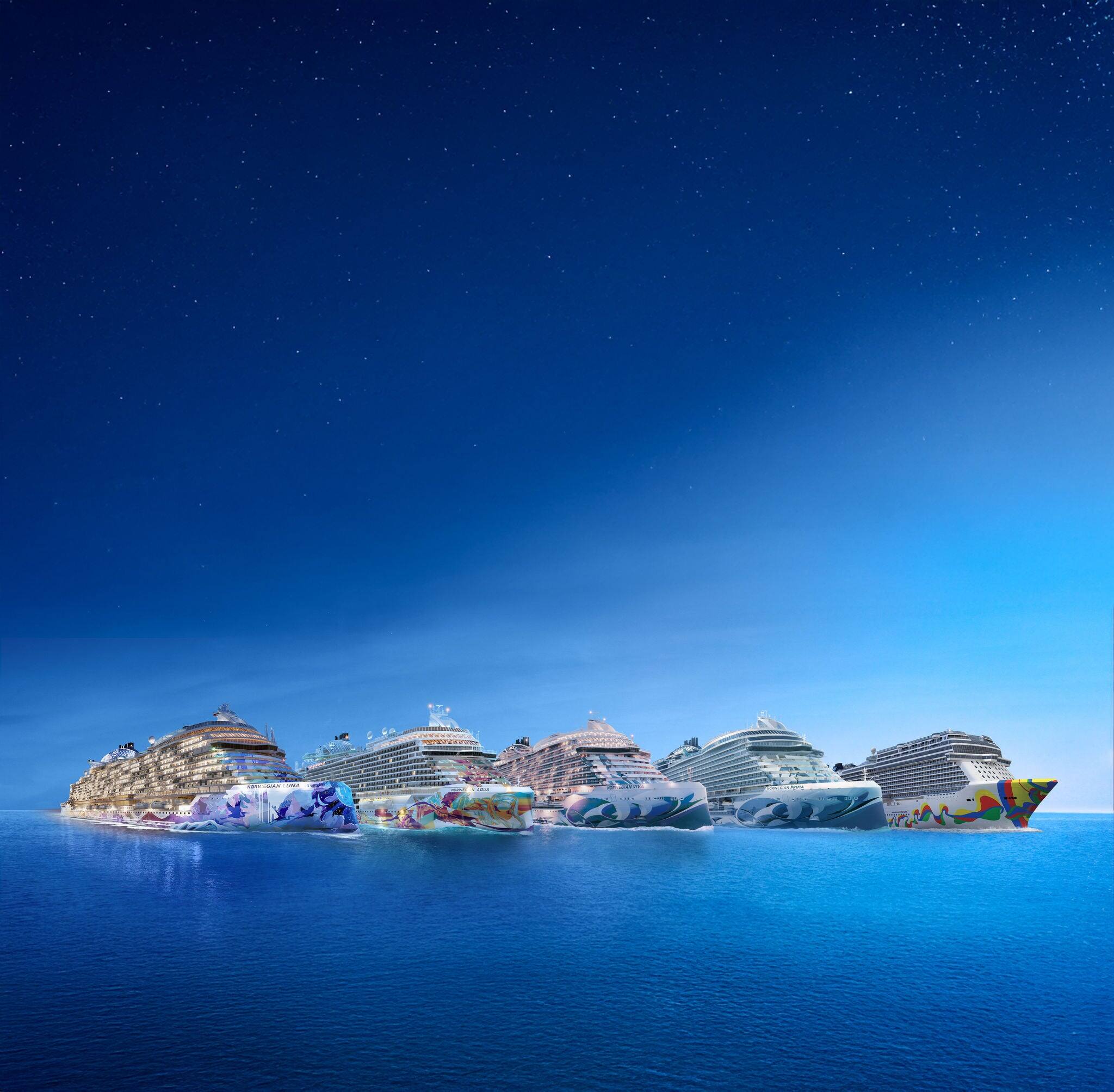 Norwegian Aqua, Luna, Viva, Prima and Encore, Cruise Line