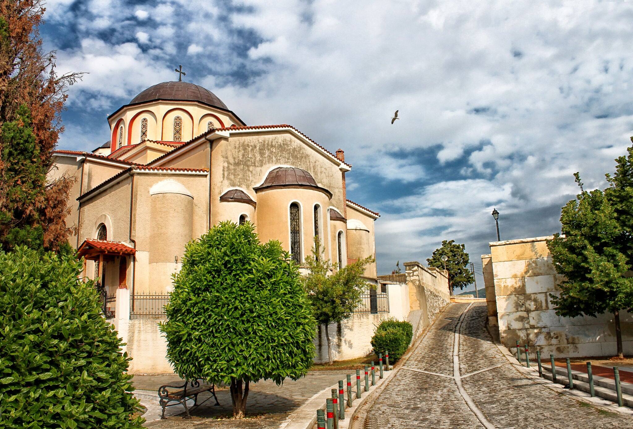 Orthodox church in Kavala, Greece
