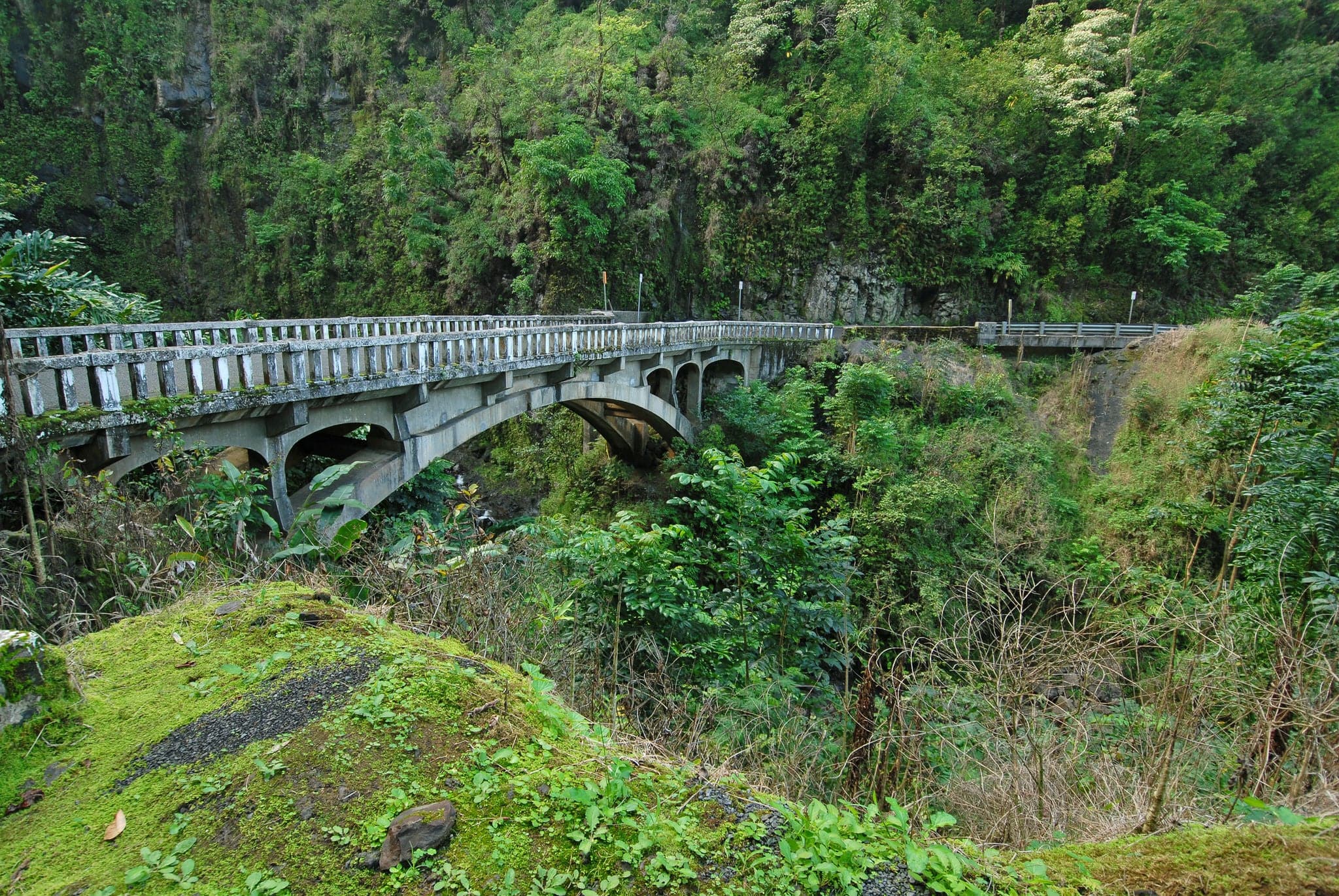 Bridge on the Road to Hana, Maui, Hawaii, USA