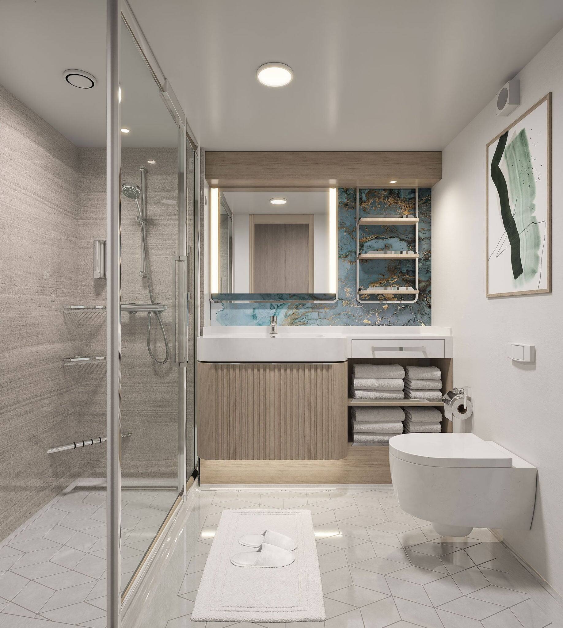 Family Oceanview Bathroom, Norwegian Prima