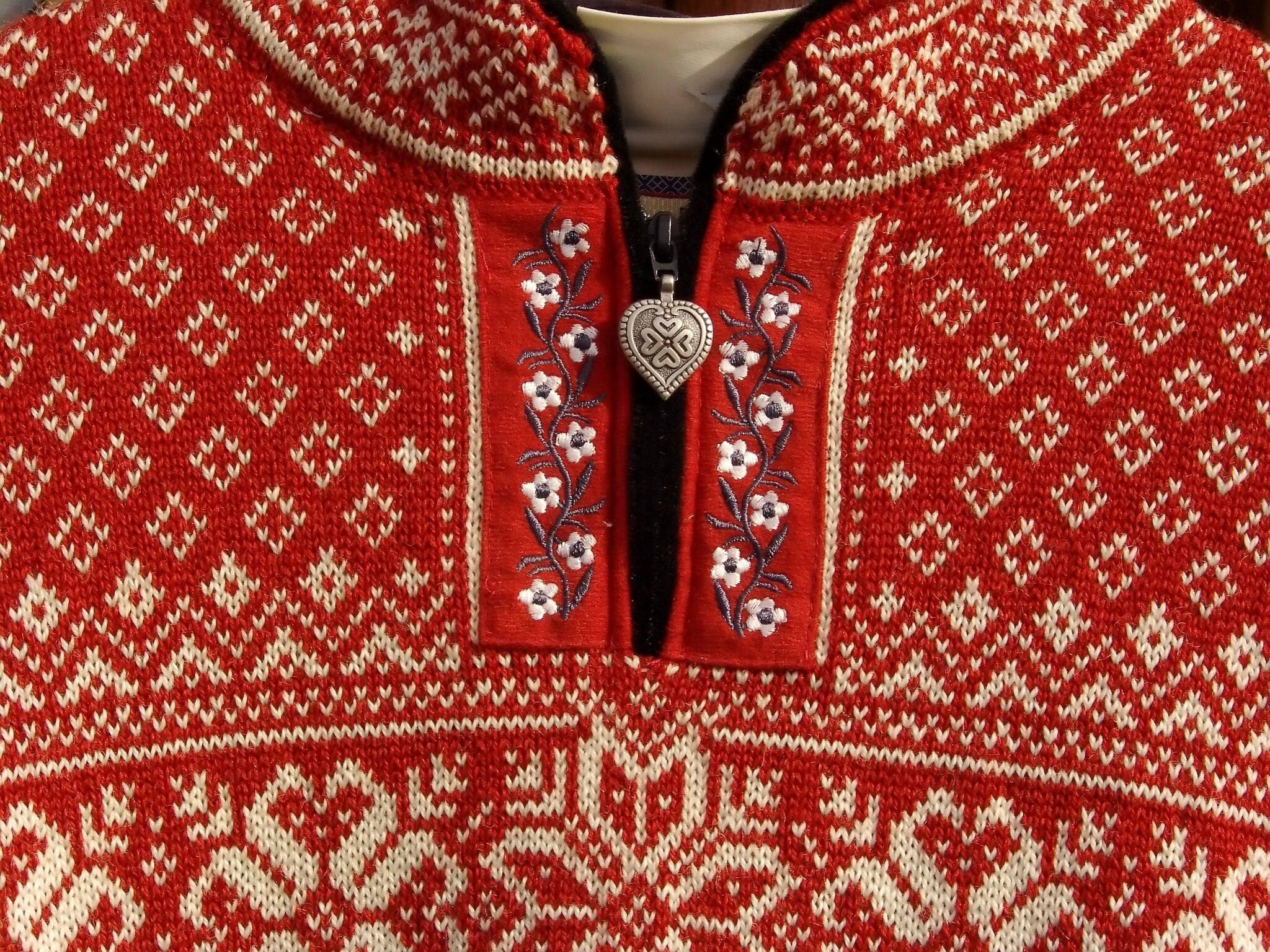 Traditional Norwegian wool sweater