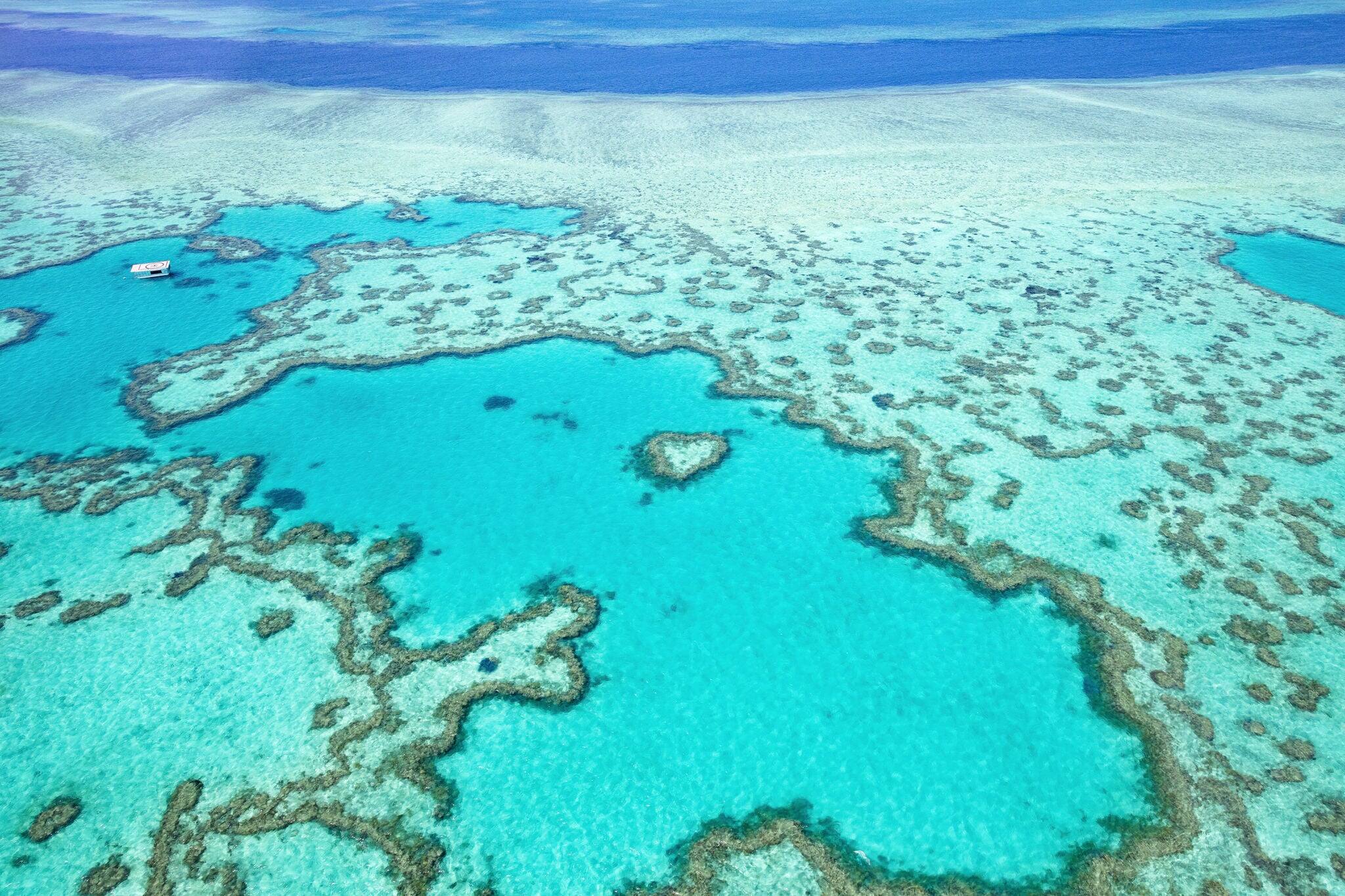 Great Barrier Reef, Queensland Australia, aerial view, wonder of the world, marine ecosystem, environment conservation, holiday vacation tourist tourism destination