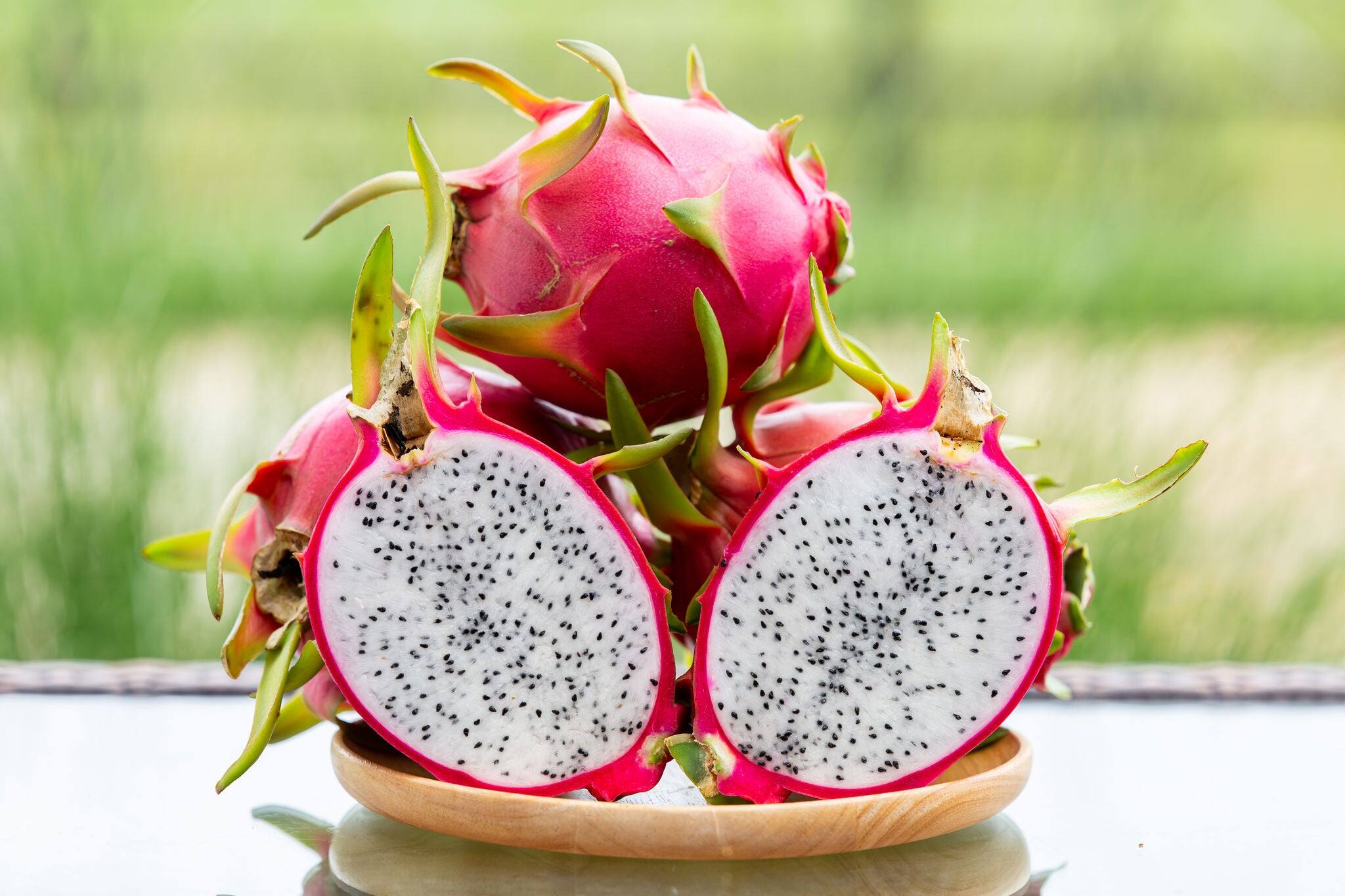 Dragon Fruit. Tropical Fruits,Healthy dragon fruits