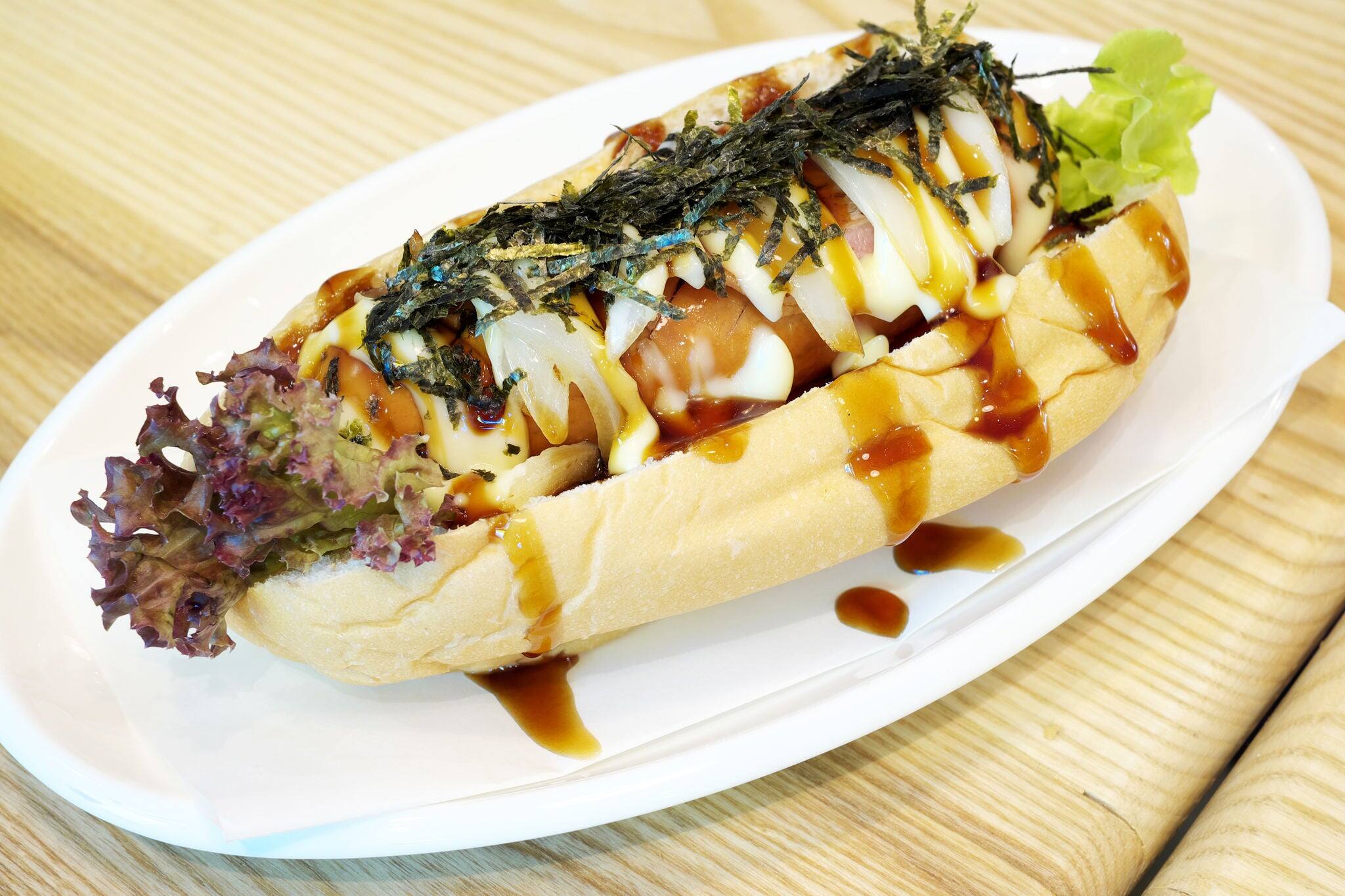 Hot dog japonés Fusion.