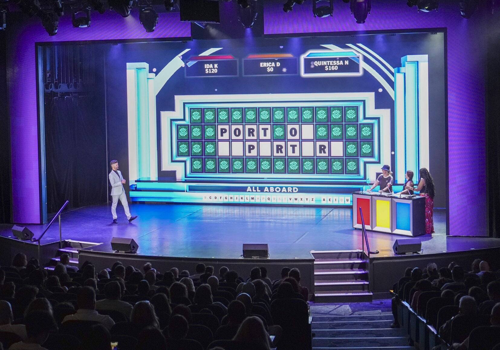 NCL Dawn Entertainment Wheel of Fortune
