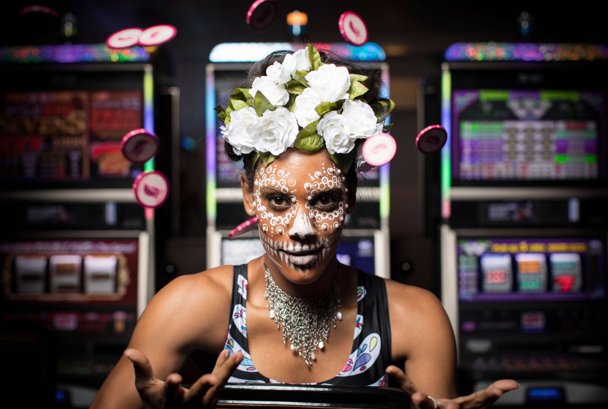 Norwegian Getaway; casino; slots; halloween