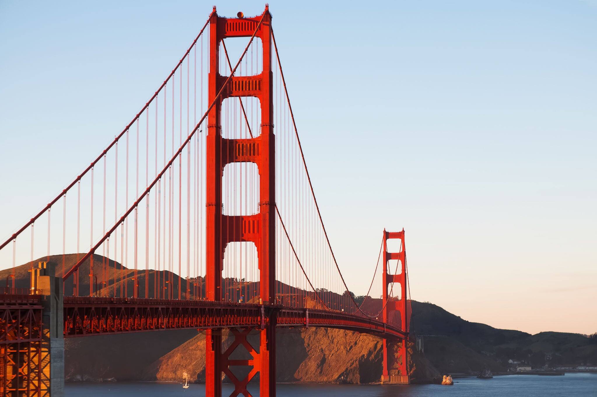 San Francisco Golden Gate bridge landscape