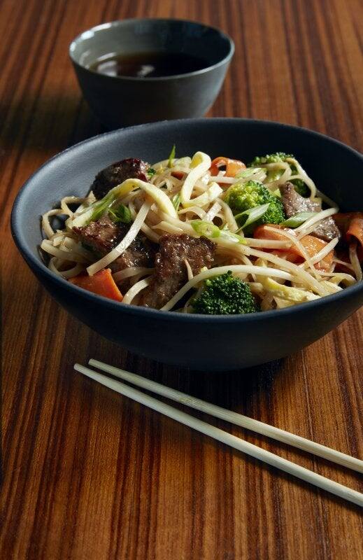 Beef chow fun