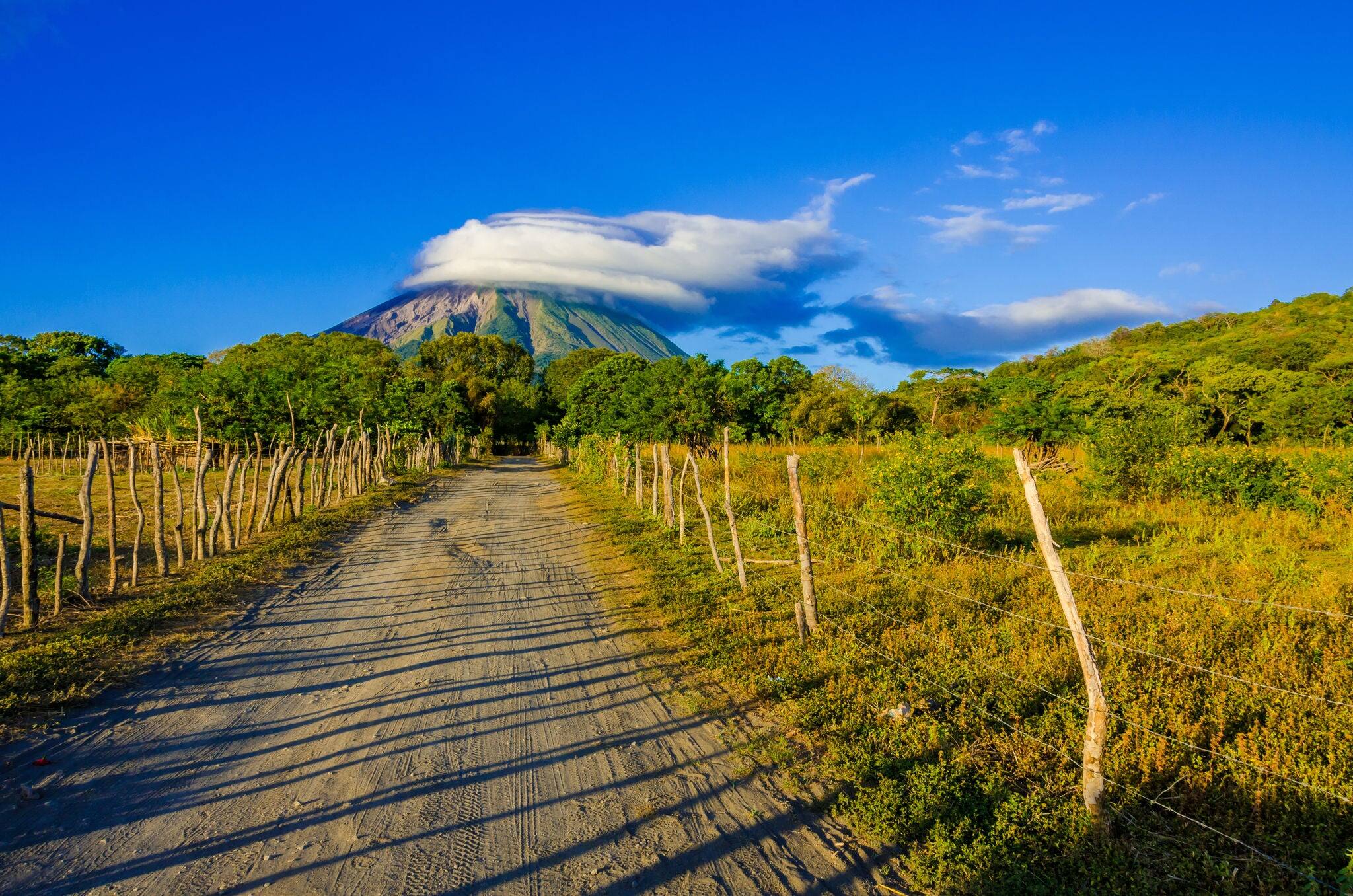 Island Ometepe with vulcano in Nicaragua
