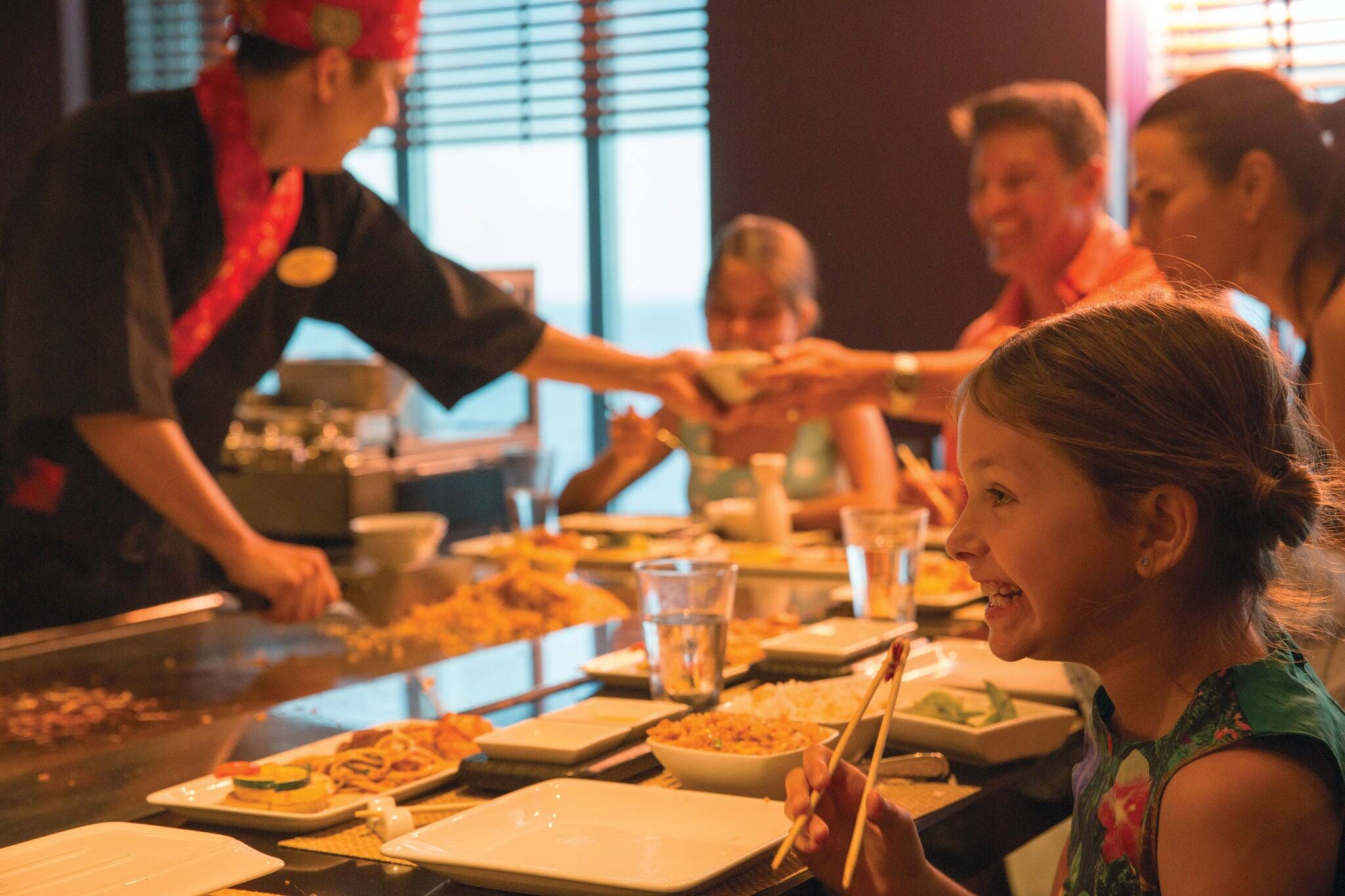 NCL Getaway Family Teppanyaki