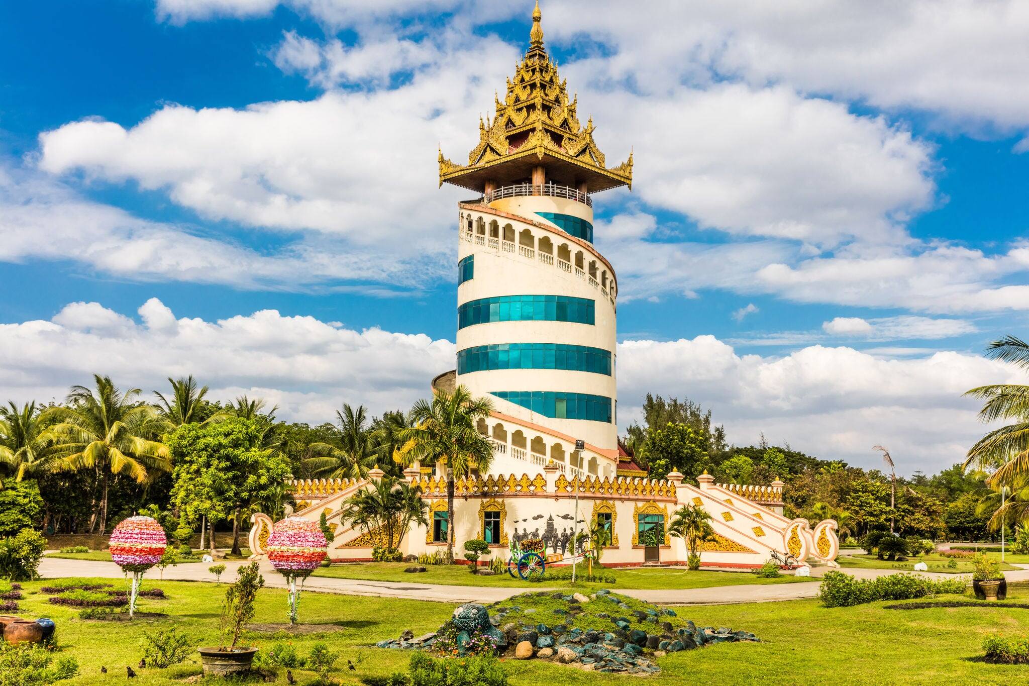 National Races Village park  in Yangon (Rangoon) in Myanmar (Burma)
