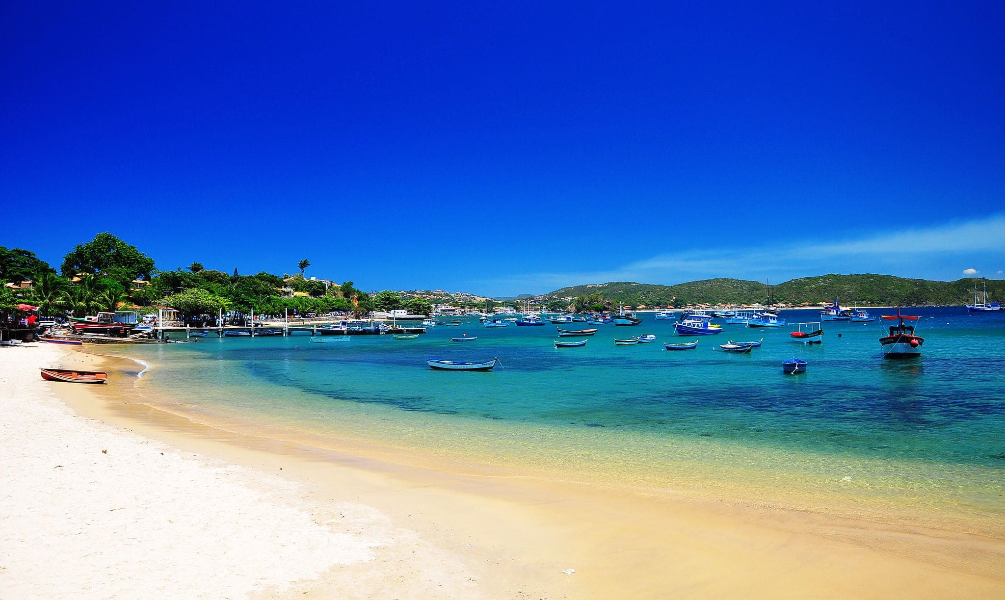 Beach in Buzios, Brazil