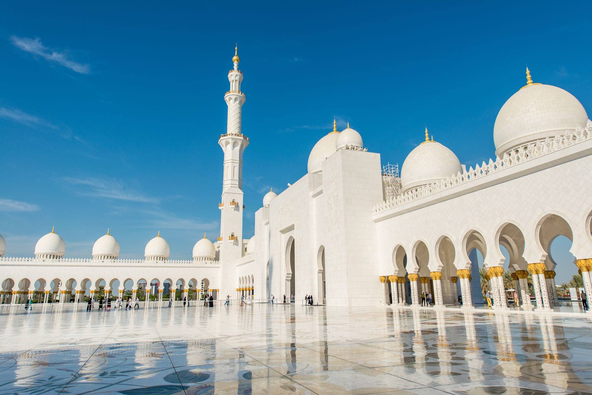 Sheikh Zayed Mosque in Abu Dhabi