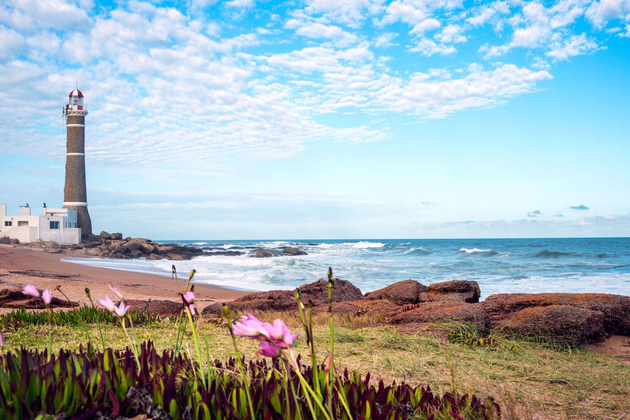Lighthouse in Jose Ignacio near Punta del Este, Atlantic Coast, Uruguay