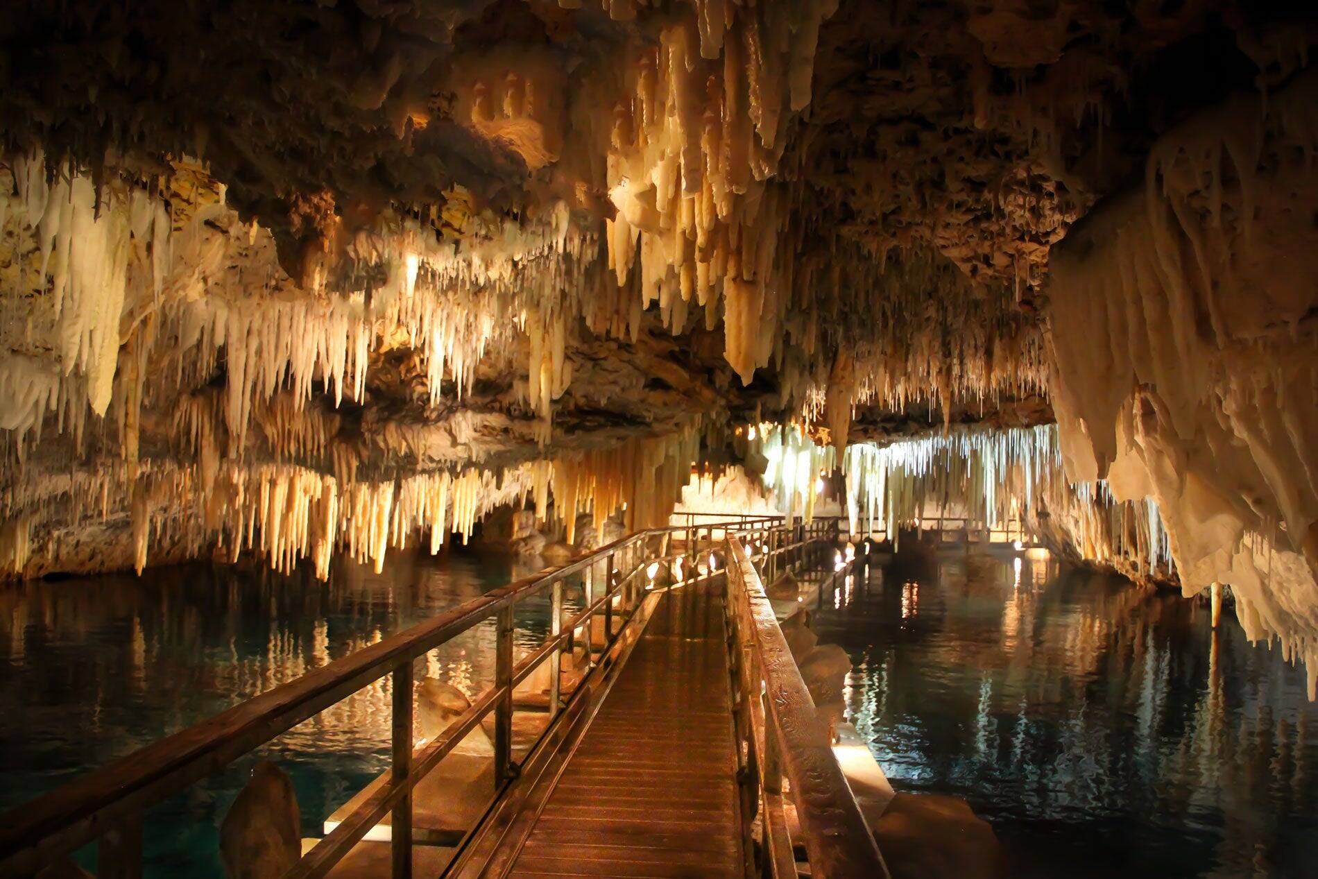Crystal Caves in Bermuda