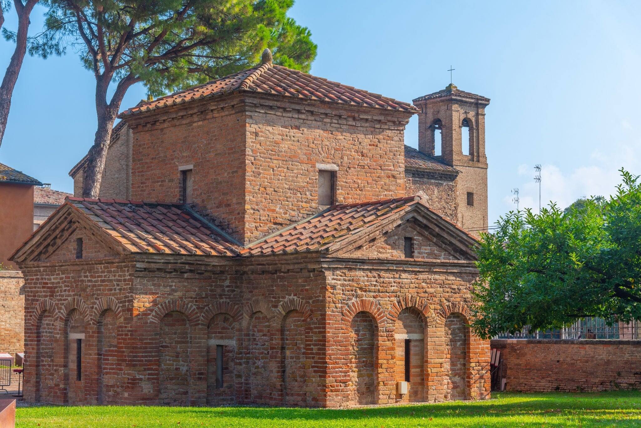Mausoleo di Galla Placidia in Italian town Ravenna.
