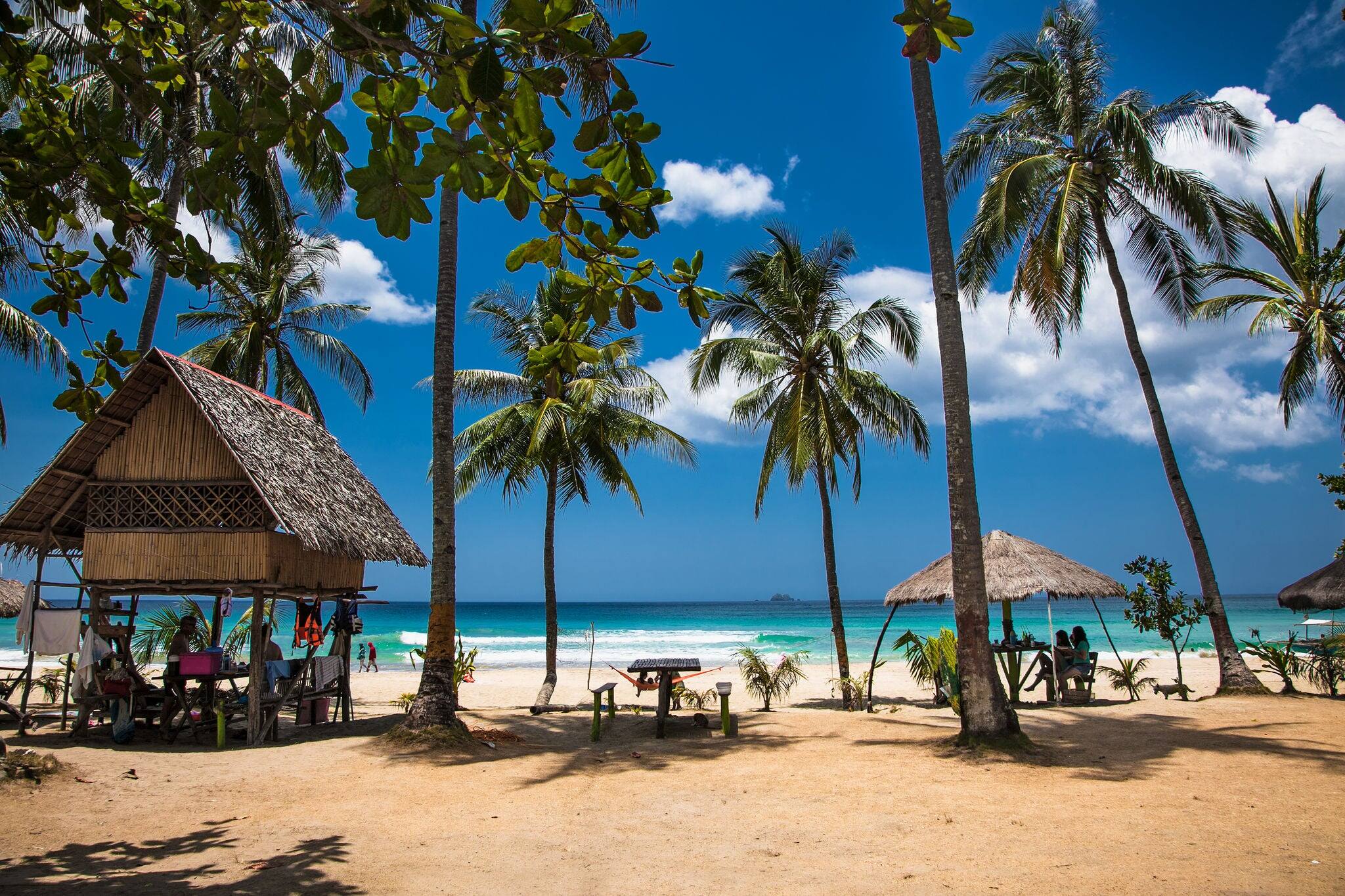 Sabang beach, Puerto Princesa, Palawan island. Philippines .