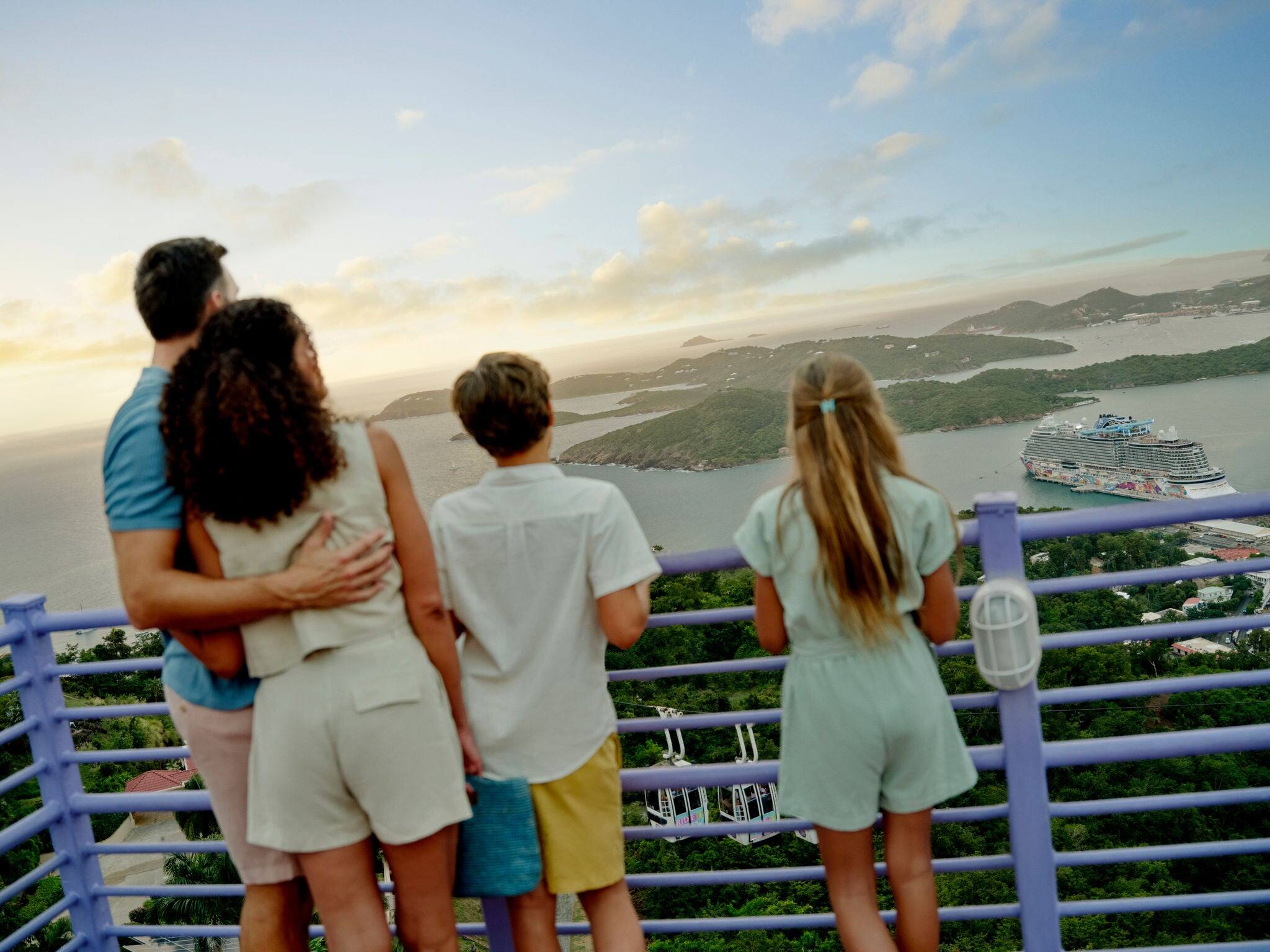 Family at Paradise Point.