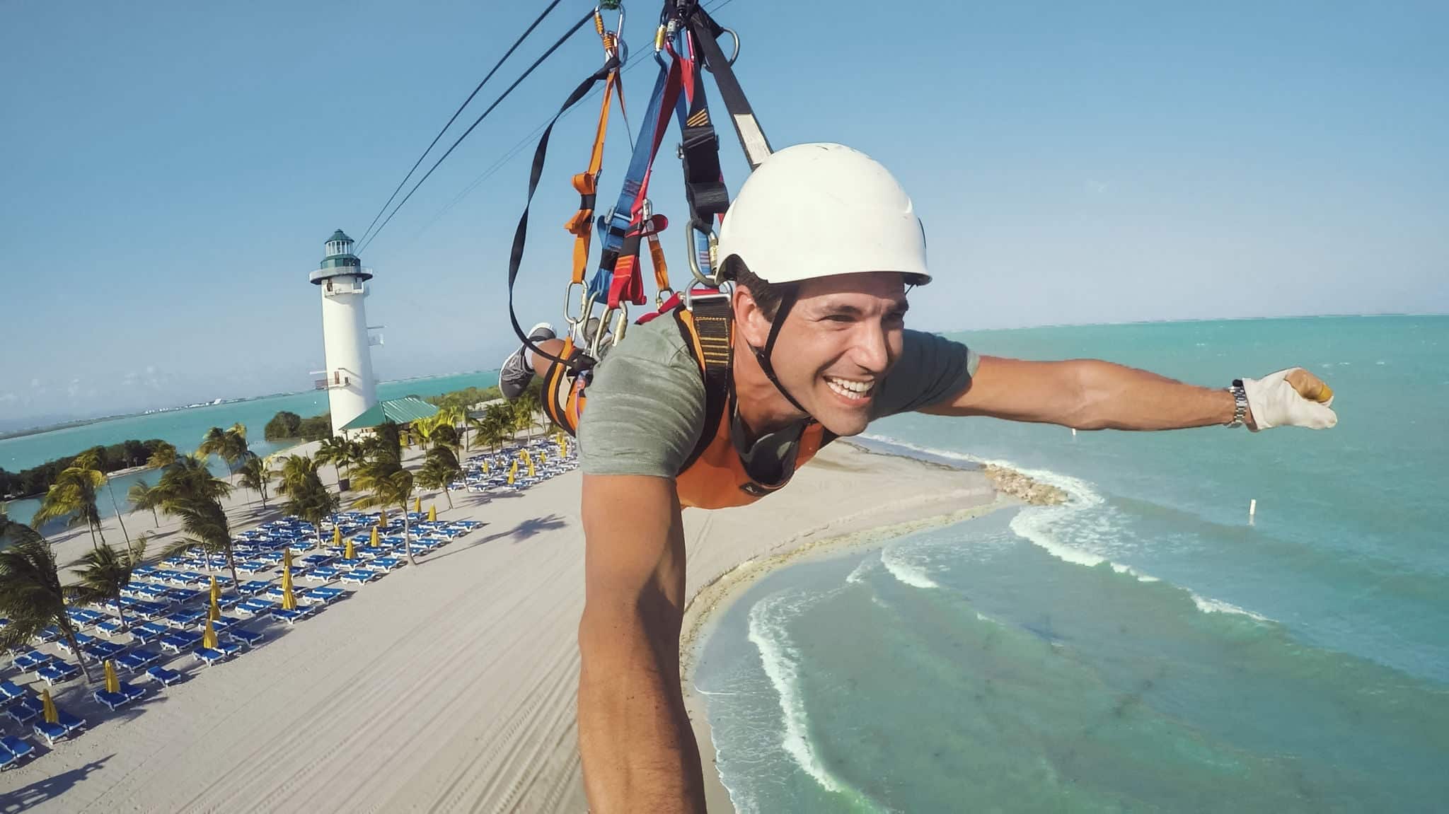 Zip-lining
