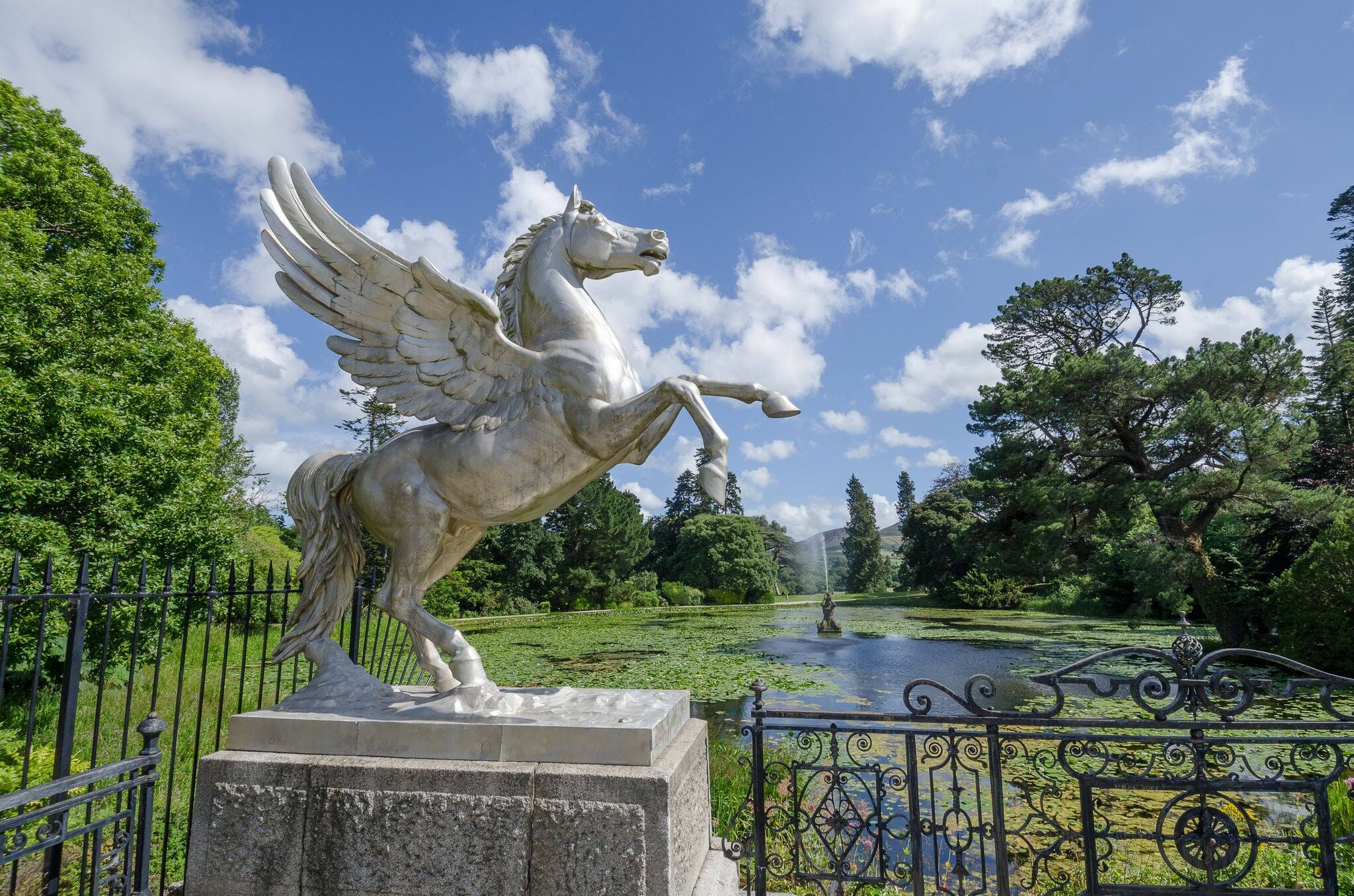Powerscourt stately house and gardens, Ireland
