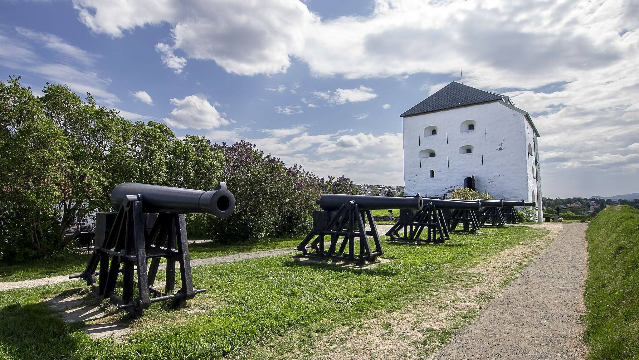 Kristiansten Fortress in Trondheim, Norway