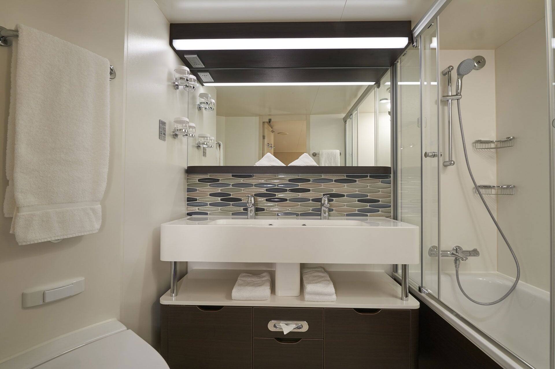 Inside Stateroom Bathroom, Norwegian Joy