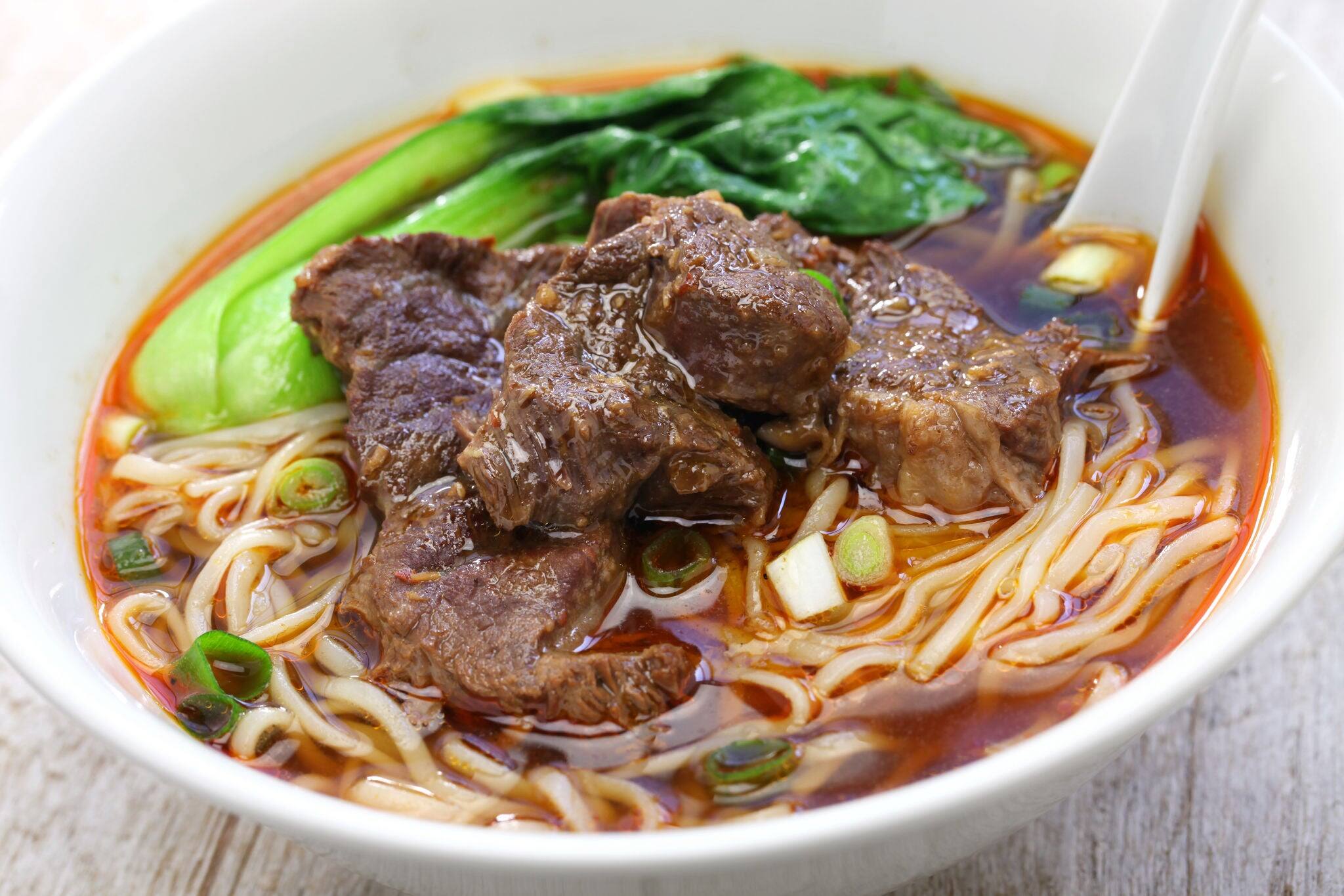 beef noodle soup, chinese taiwanese cuisine