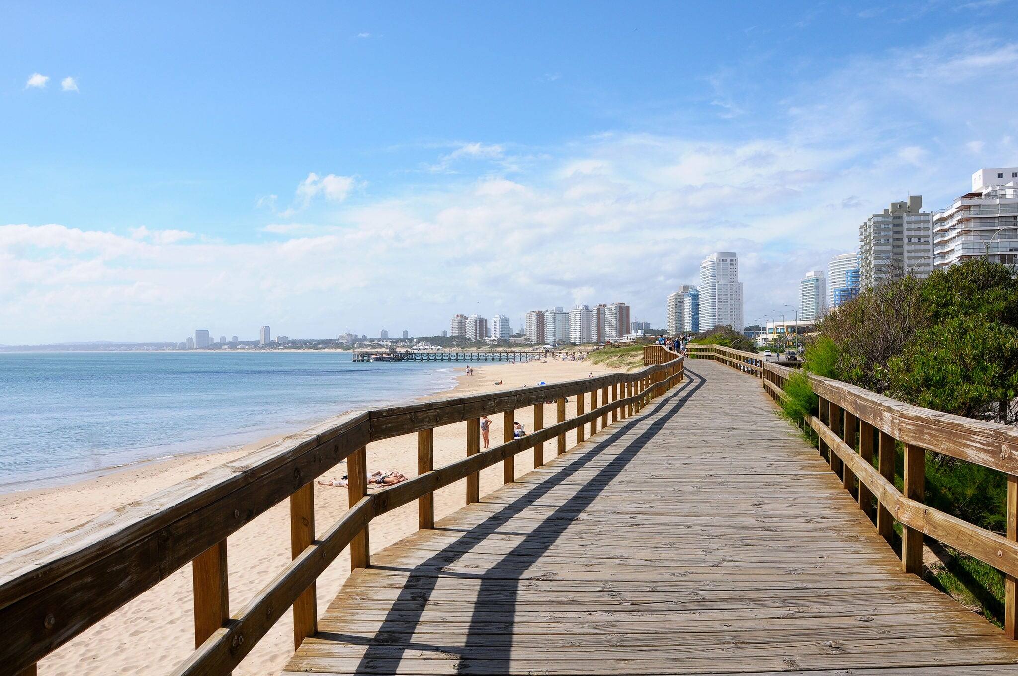 Beach in Punta del Este, Uruguay