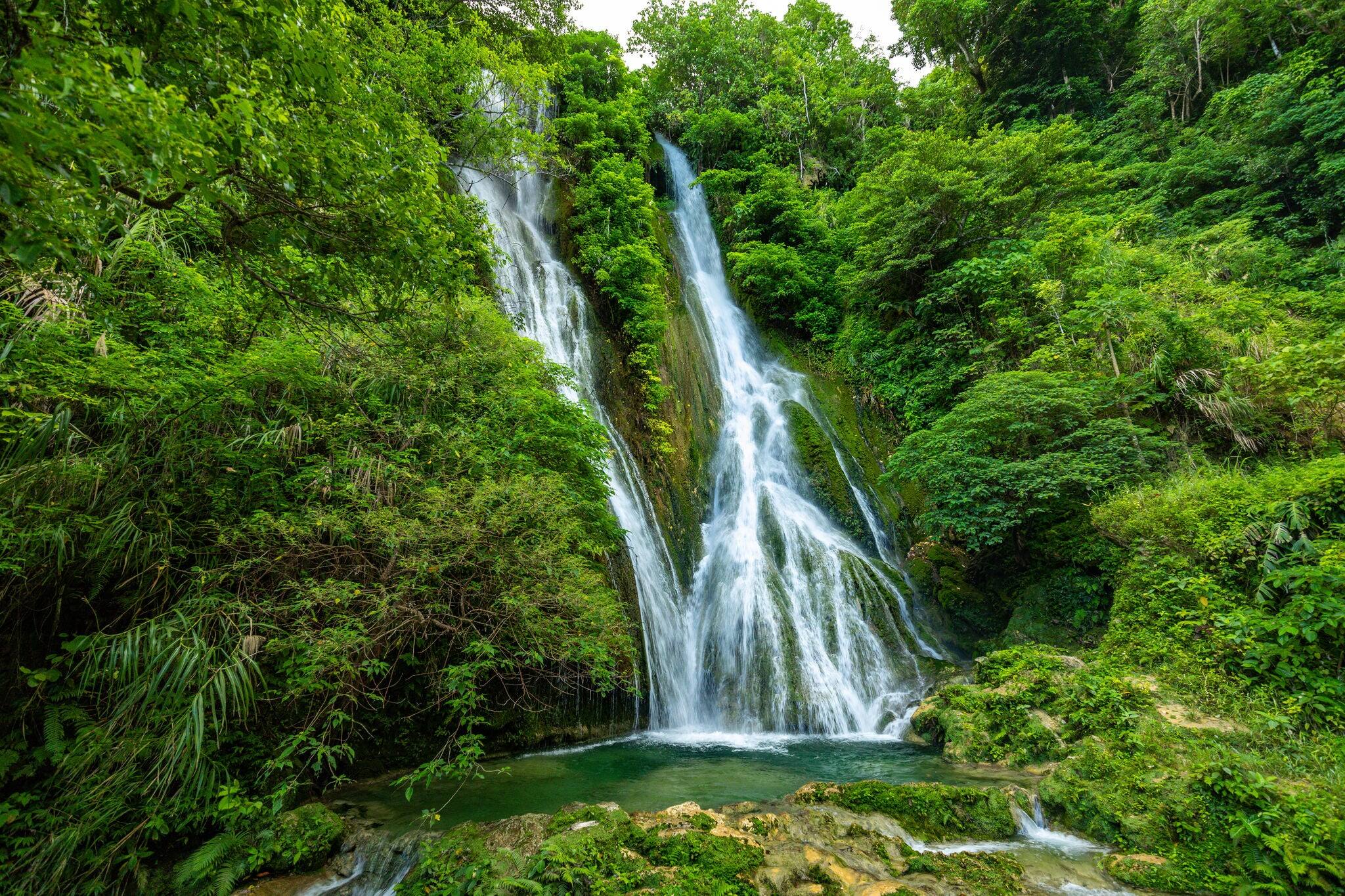 Stunning Mele Maat Cascades in Port Vila, Efate Island, Vanuatu, South Pacific