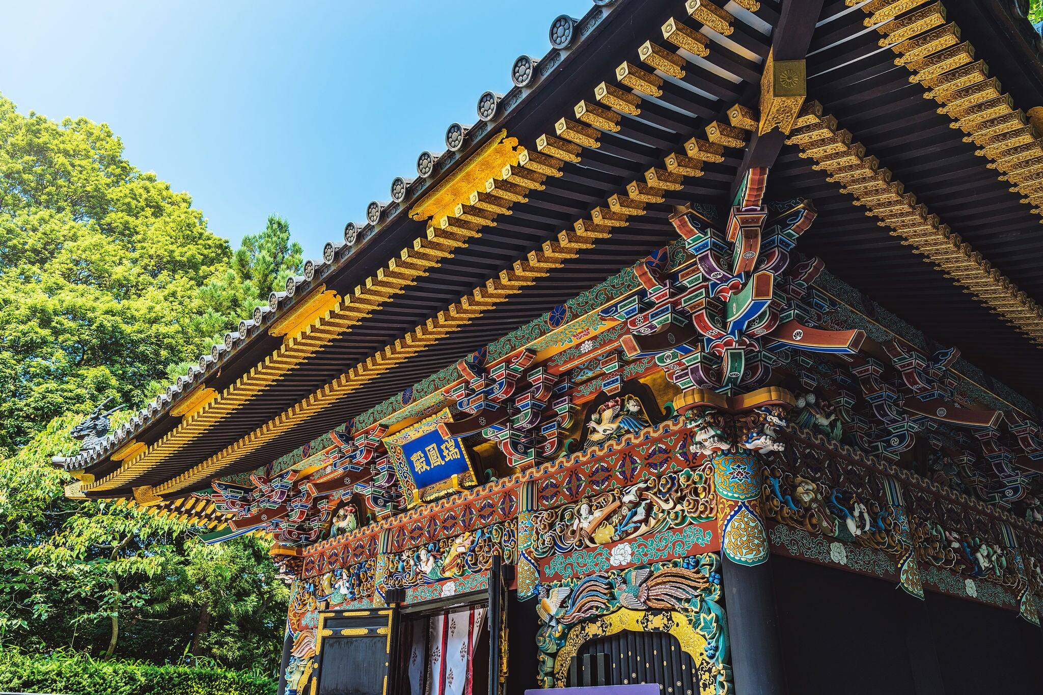 The Zuihoden of the Masamune Date mausoleum  in Sendai city, Japan