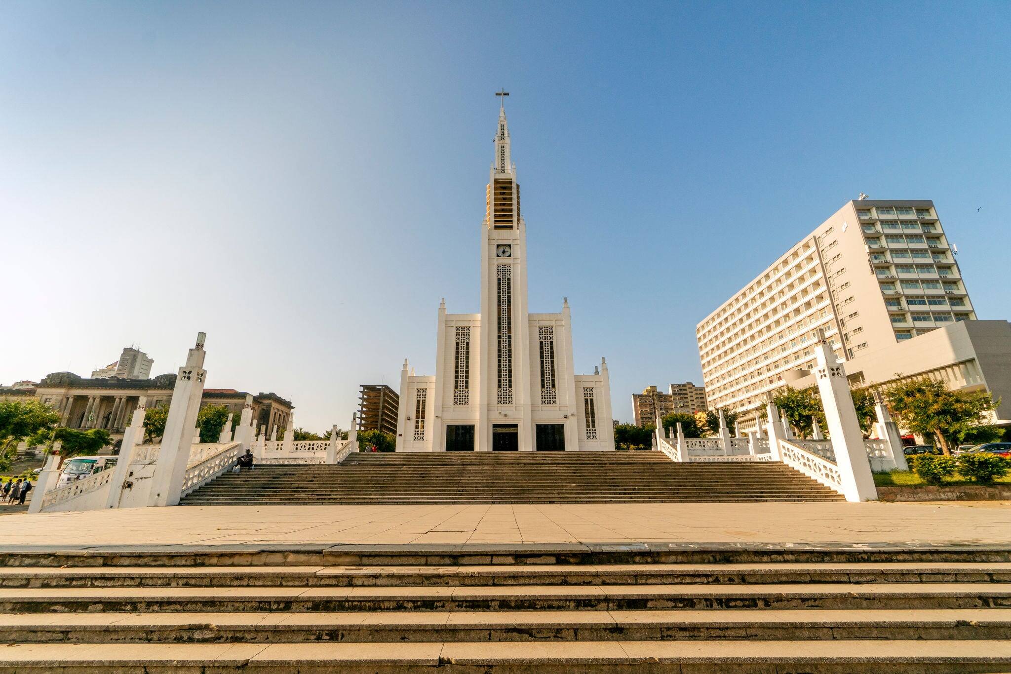 Maputo Cathedral on Independence Square in heart of Maputo, Mozambique