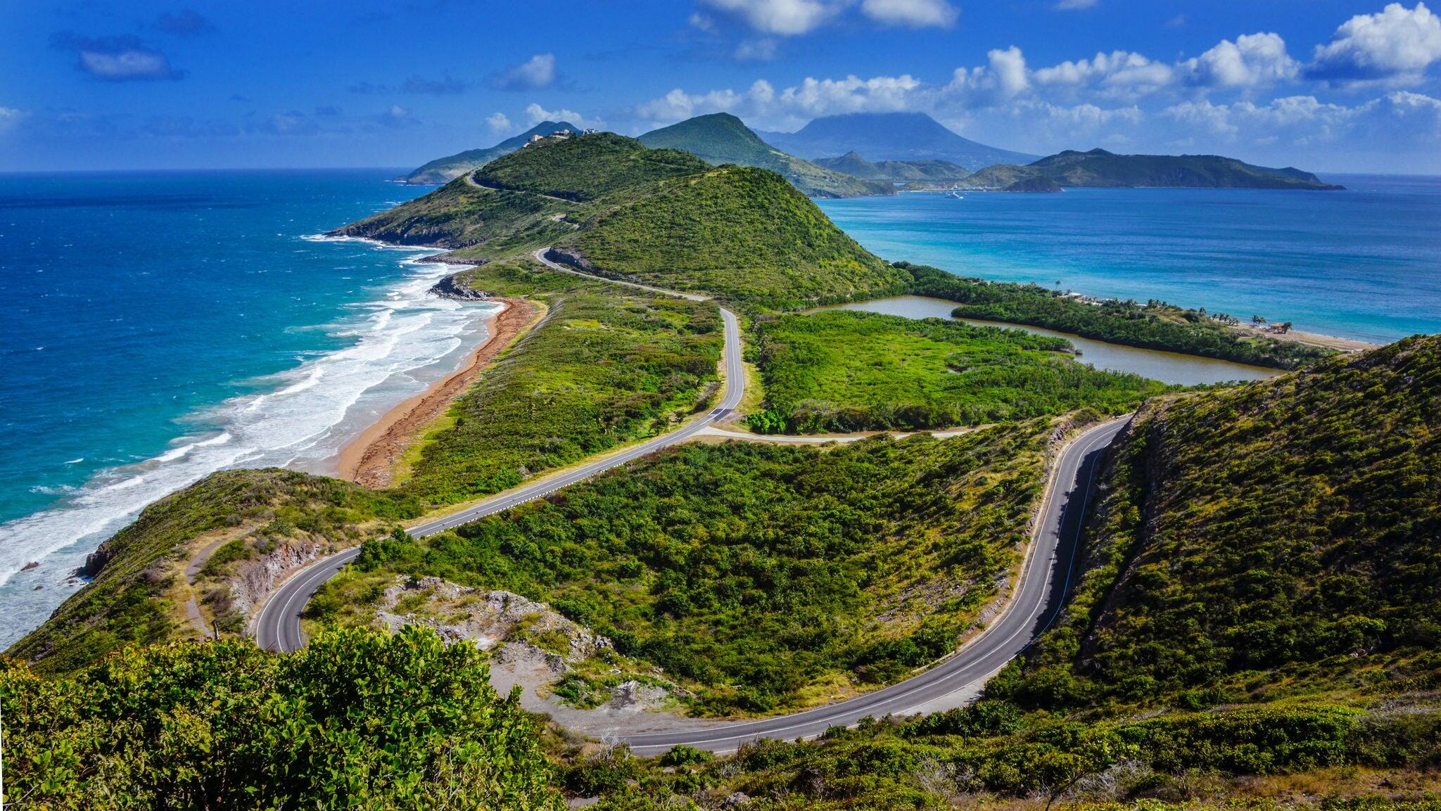 serpentine road panorama