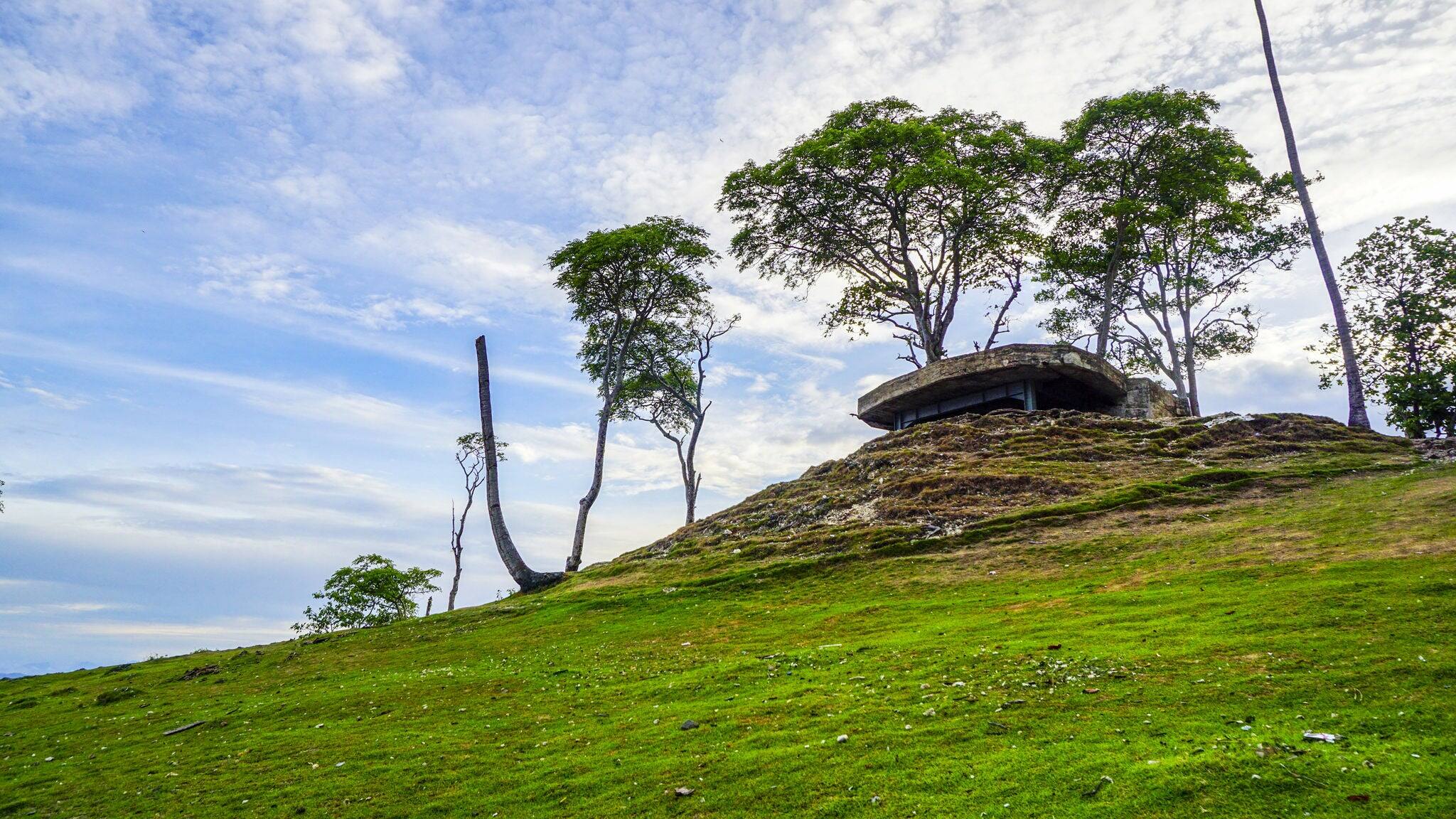 View at Benteng Jepang or Japan Fortress at Sabang Island Aceh indonesia