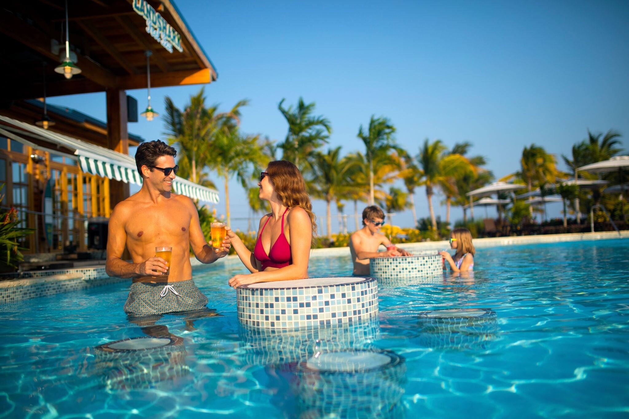 Harvest Caye Pool Bar