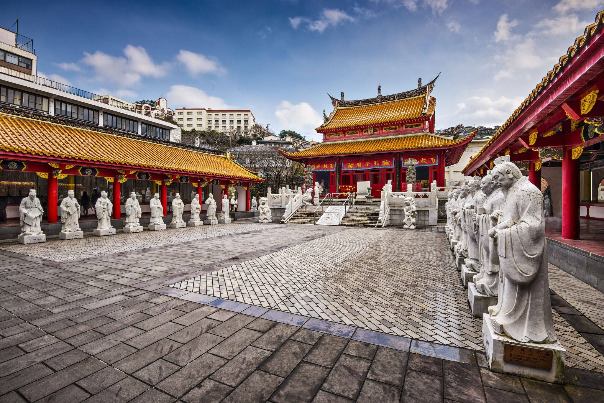 Cofucius Shrine in Nagasaki, Japan.