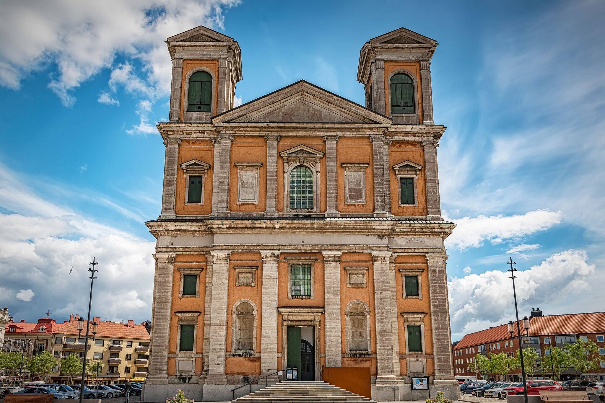 The Fredrik Church is located in Karlskrona, Blekinge Lan, southern Sweden. Situated on Stortorget, the main square in the city centre.