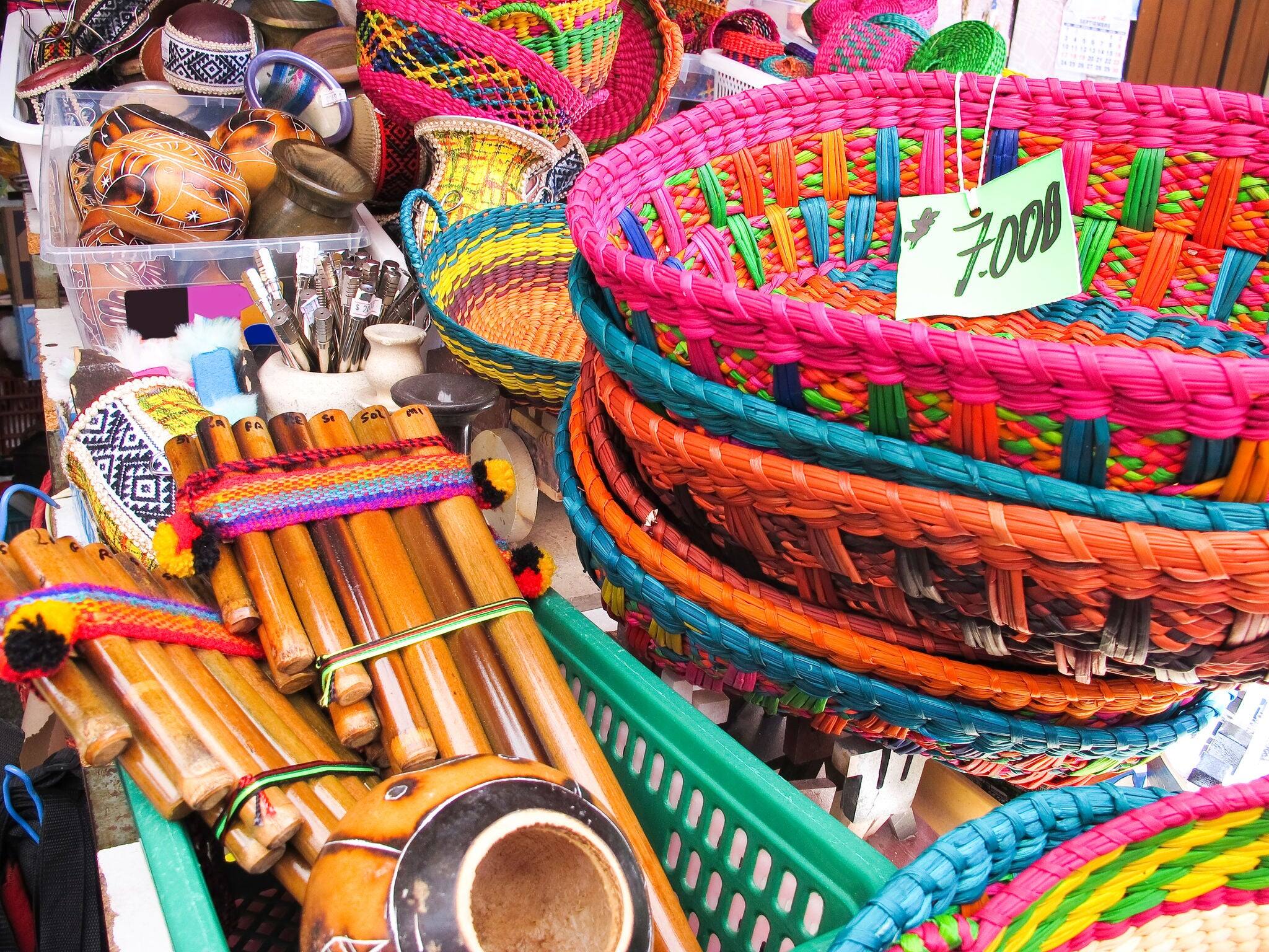 Store traditional products, Andes, Chile