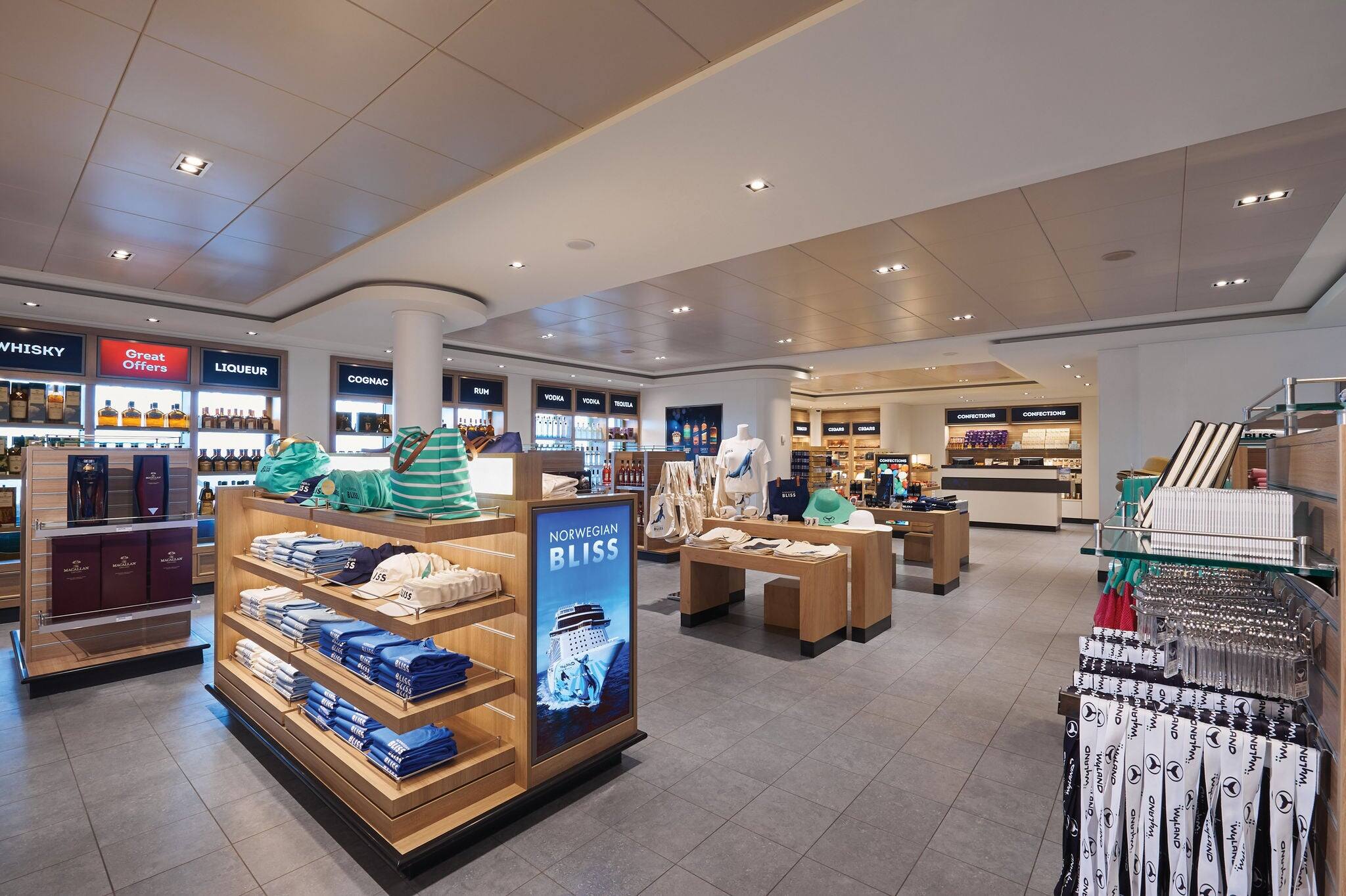 NCL Bliss Shopping Tradewinds