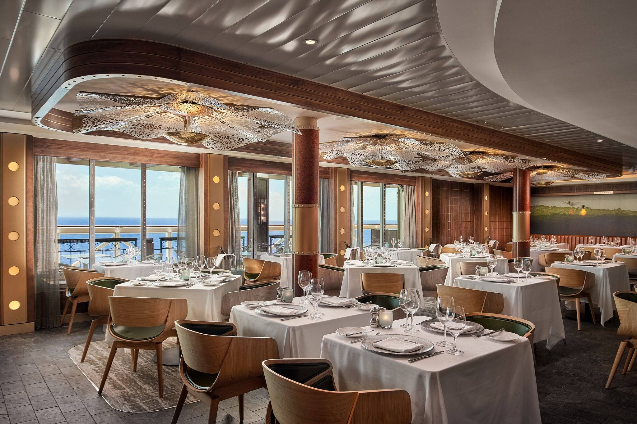 NCL Bliss Dining Dining Room Ocean Blue