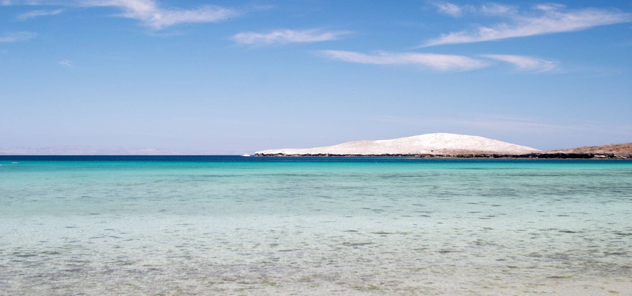 Tropical beach at Topolobampo, Baja California, Mexico